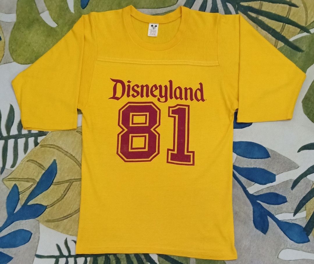 Disney × Mickey Mouse × Vintage Vintage 80s Disneyland 3 Quarter Sleeve T-shirt Size US S / EU 44-46 / 1 - 5 Thumbnail