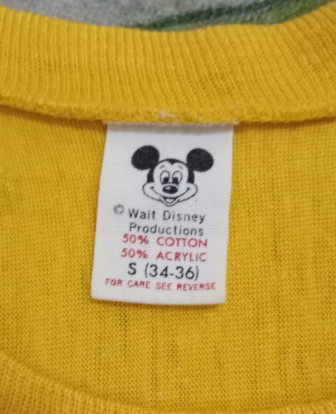 Disney × Mickey Mouse × Vintage Vintage 80s Disneyland 3 Quarter Sleeve T-shirt Size US S / EU 44-46 / 1 - 9 Thumbnail
