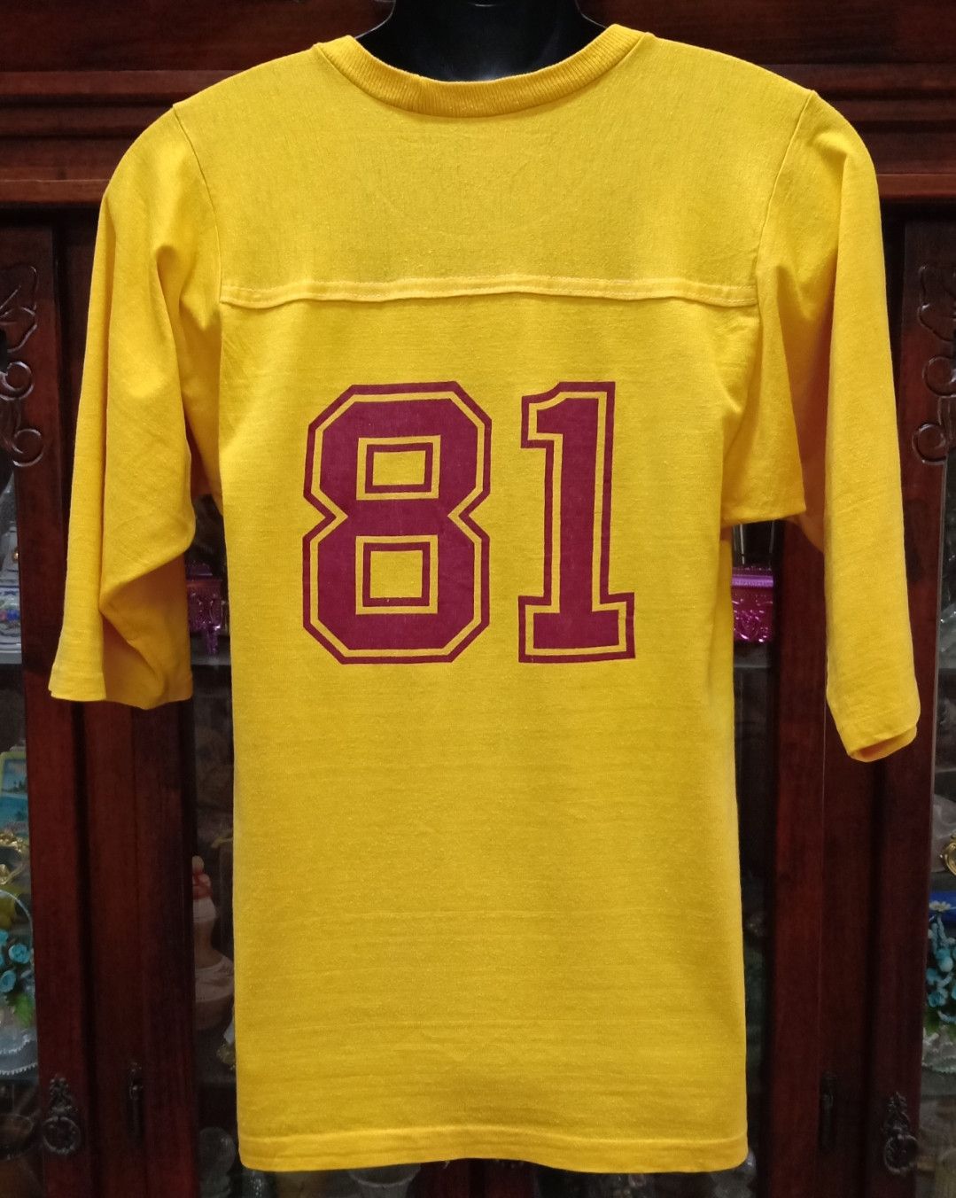 Disney × Mickey Mouse × Vintage Vintage 80s Disneyland 3 Quarter Sleeve T-shirt Size US S / EU 44-46 / 1 - 3 Thumbnail