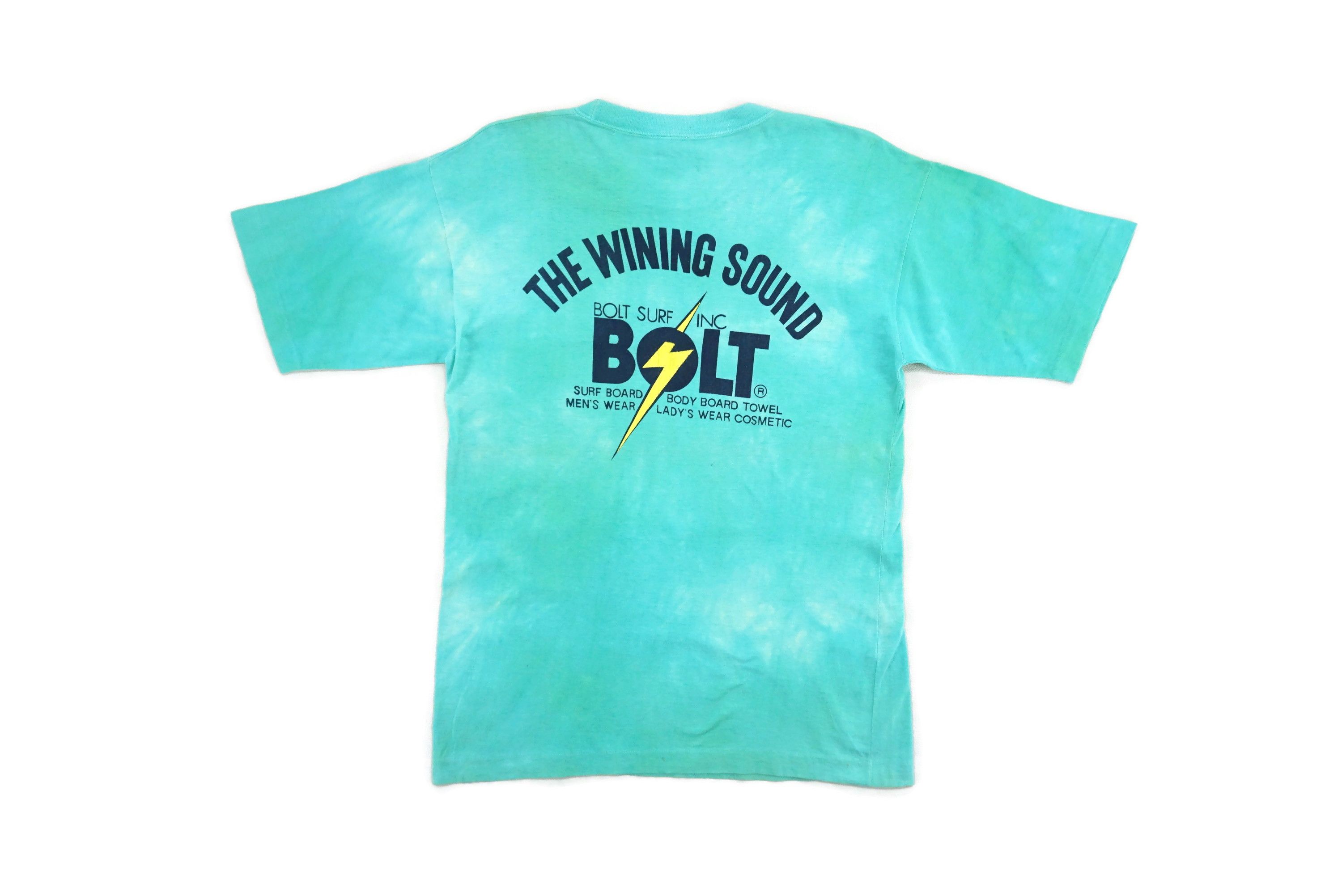 image of Lightning Bolt x Sports Specialties Surf Tee Bolt Surf Vintage Promo Tee Tie Dye Distressed in Gree