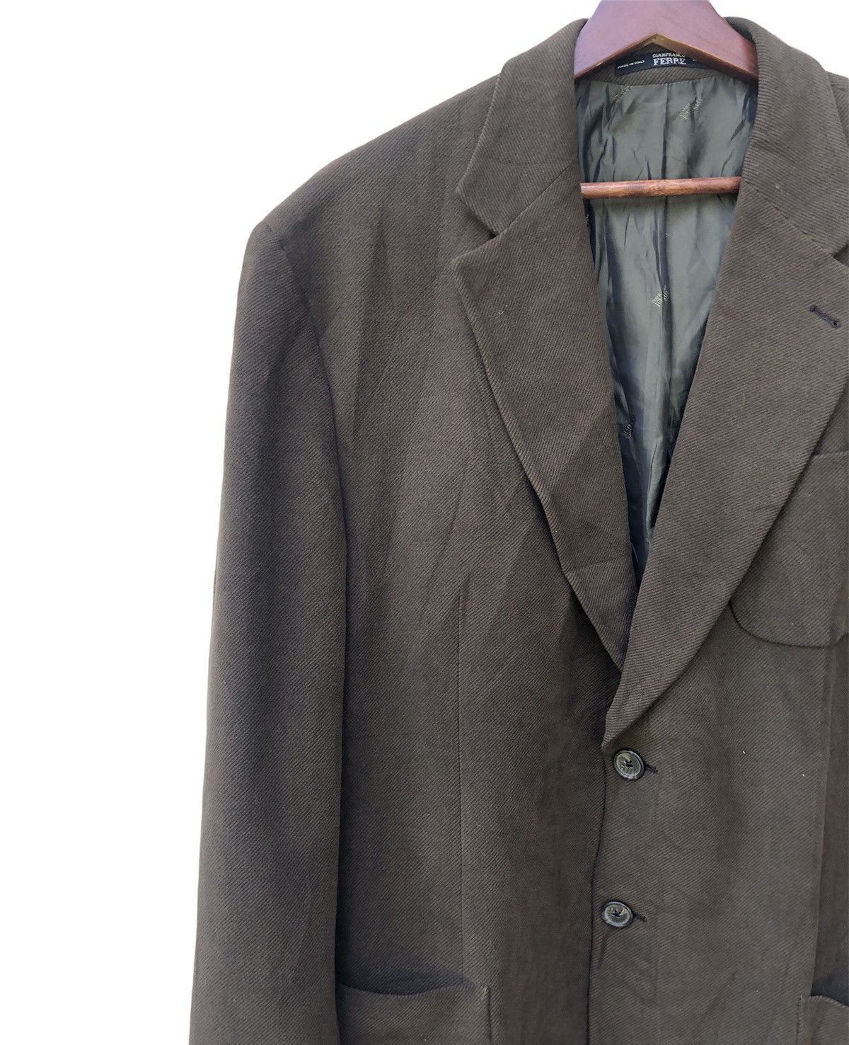 Gianfranco Ferre GIANFRANCO FERRE BLAZER COAT CASUAL JACKET Size US L / EU 52-54 / 3 - 3 Thumbnail