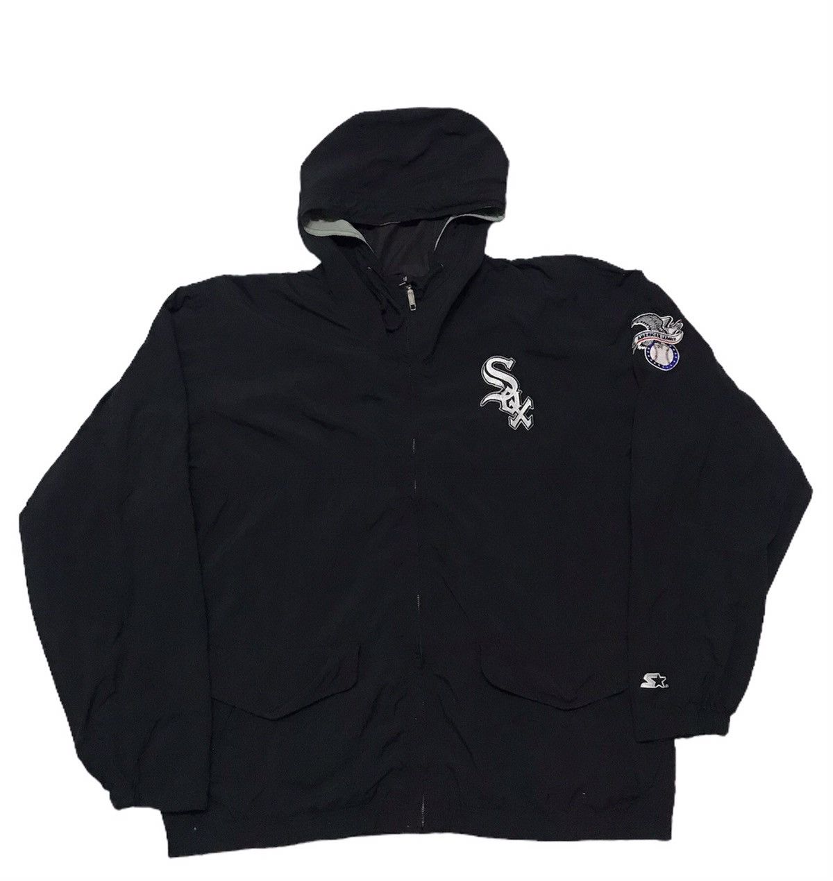 MLB × Starter × Vintage White sox jacket hoodie Size US L / EU 52-54 / 3 - 2 Thumbnail
