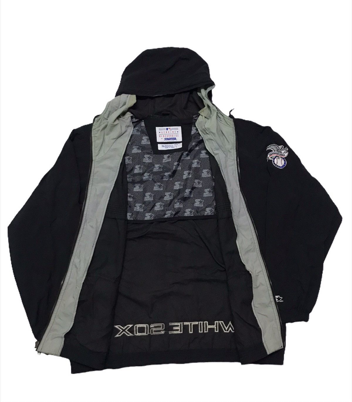 MLB × Starter × Vintage White sox jacket hoodie Size US L / EU 52-54 / 3 - 1 Thumbnail