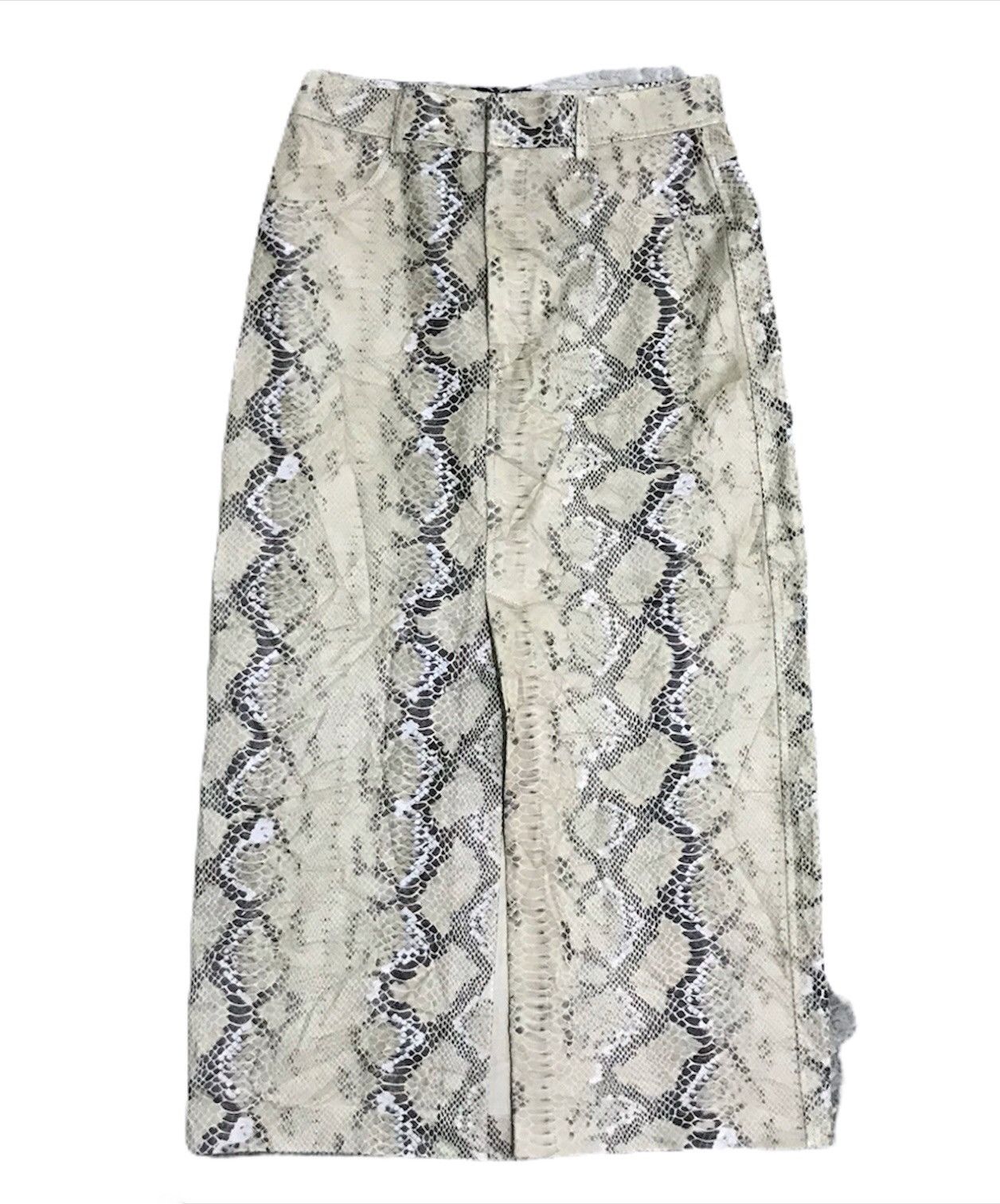 Zara Zara snake print medium skirt Size 26" / US 2 / IT 38 - 2 Thumbnail