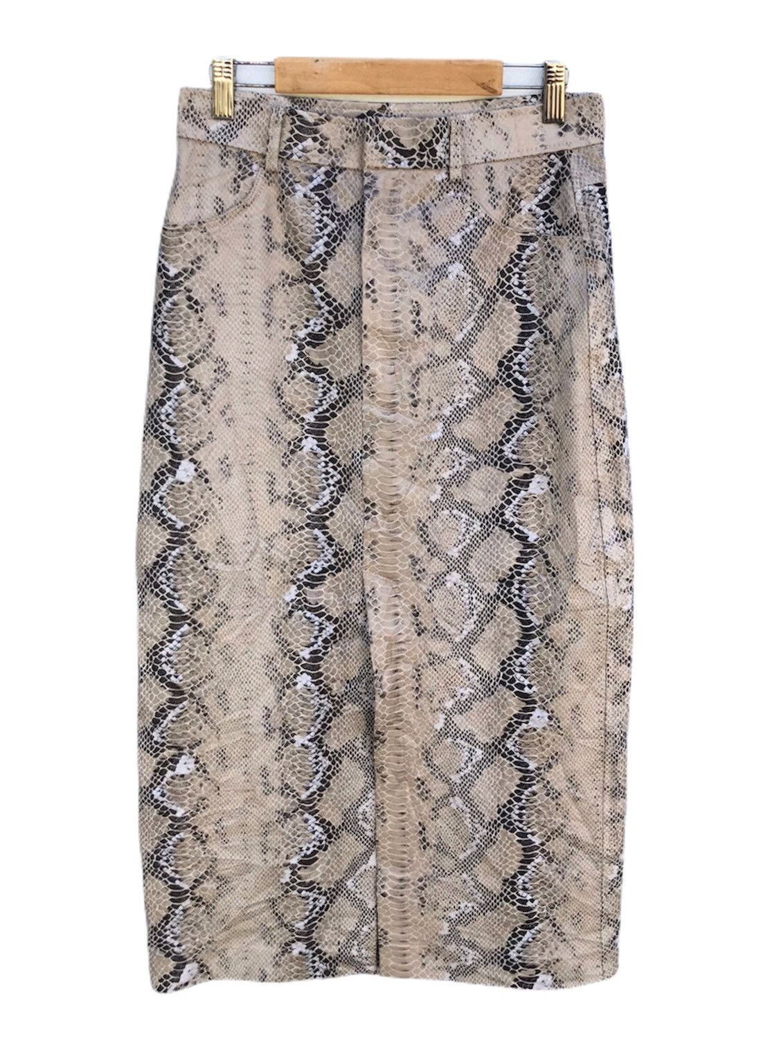 Zara Zara snake print medium skirt Size 26" / US 2 / IT 38 - 4 Thumbnail