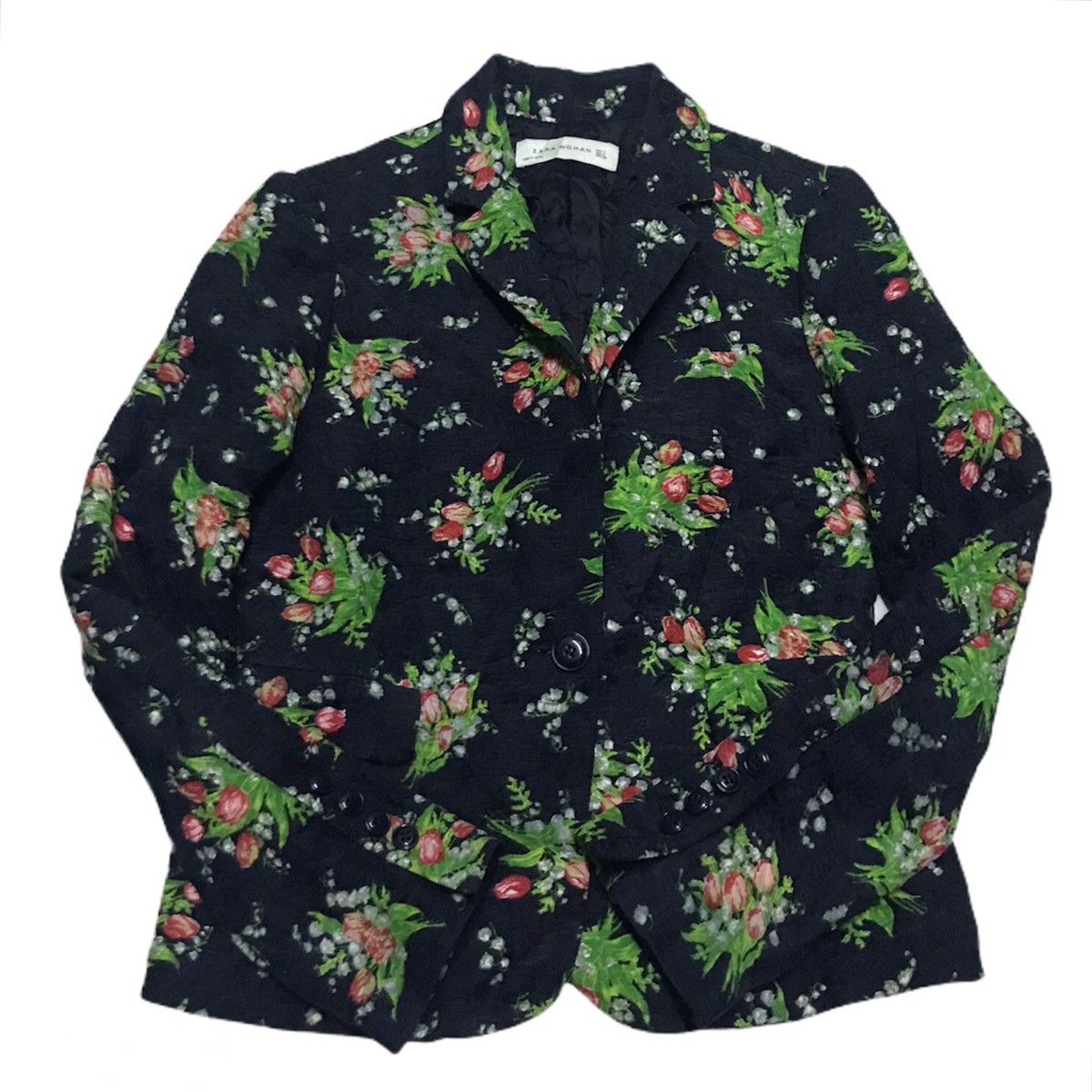 Zara Zara flora jacket Size US M / EU 48-50 / 2 - 5 Thumbnail