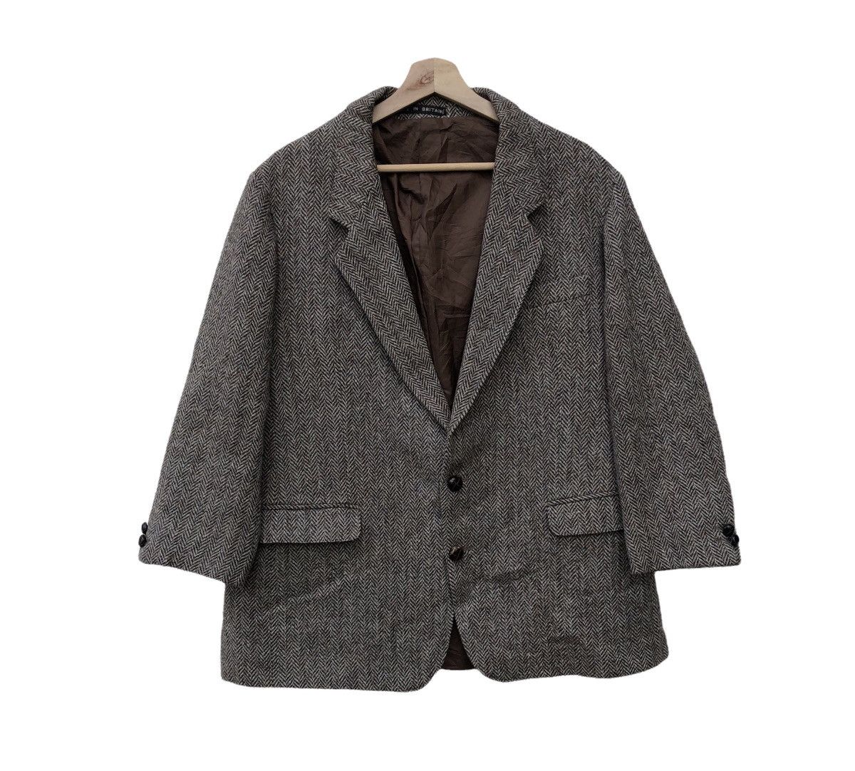 Harris Tweed 💥VINTG HARRIS TWEED CASUAL JACKET Size 40R - 1 Thumbnail