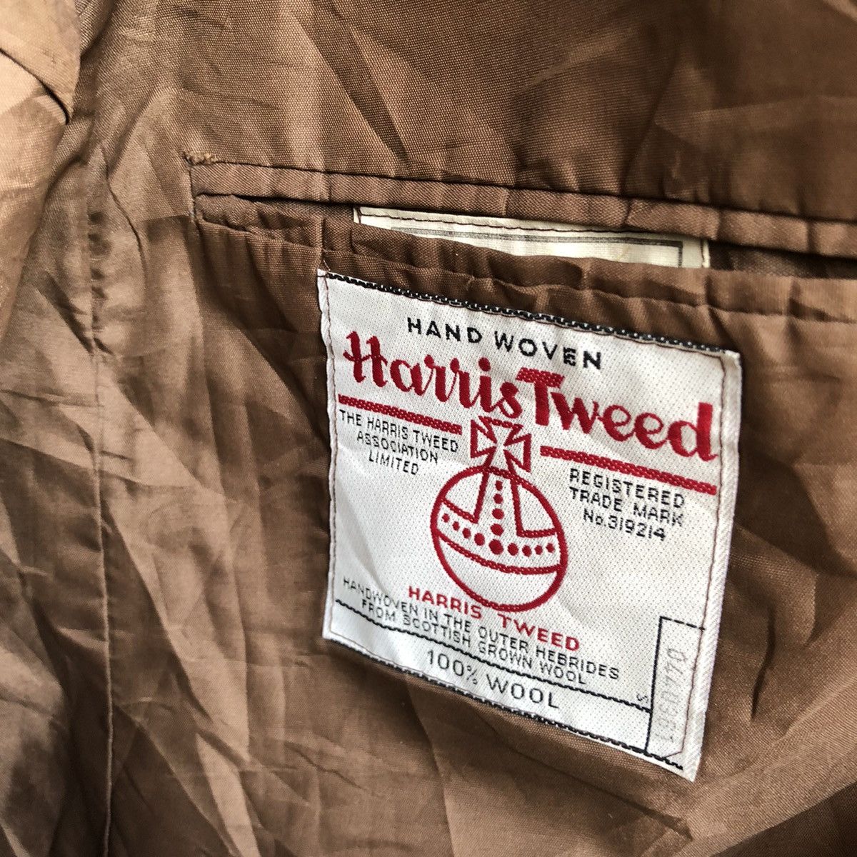Harris Tweed 💥VINTG HARRIS TWEED CASUAL JACKET Size 40R - 7 Thumbnail