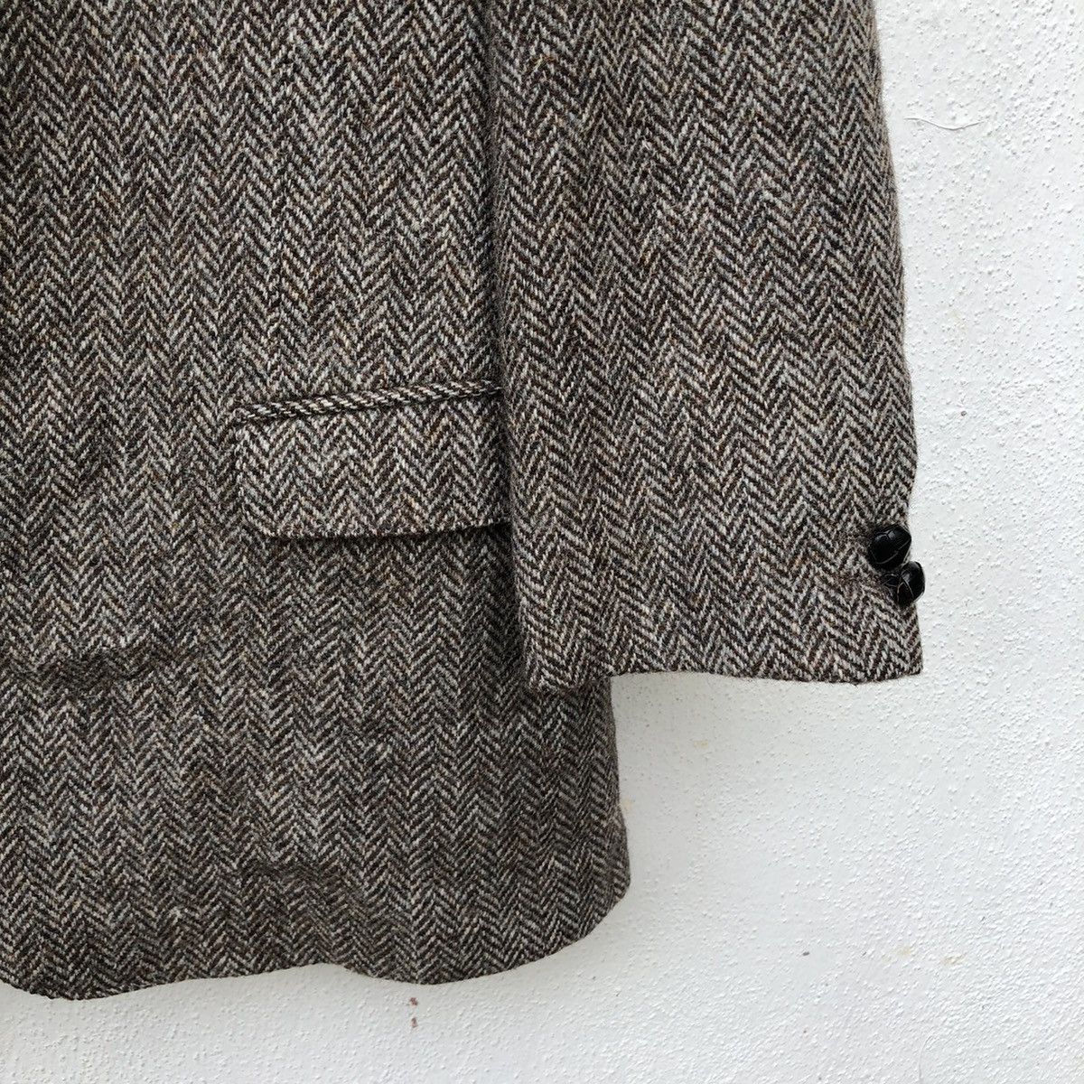 Harris Tweed 💥VINTG HARRIS TWEED CASUAL JACKET Size 40R - 6 Thumbnail