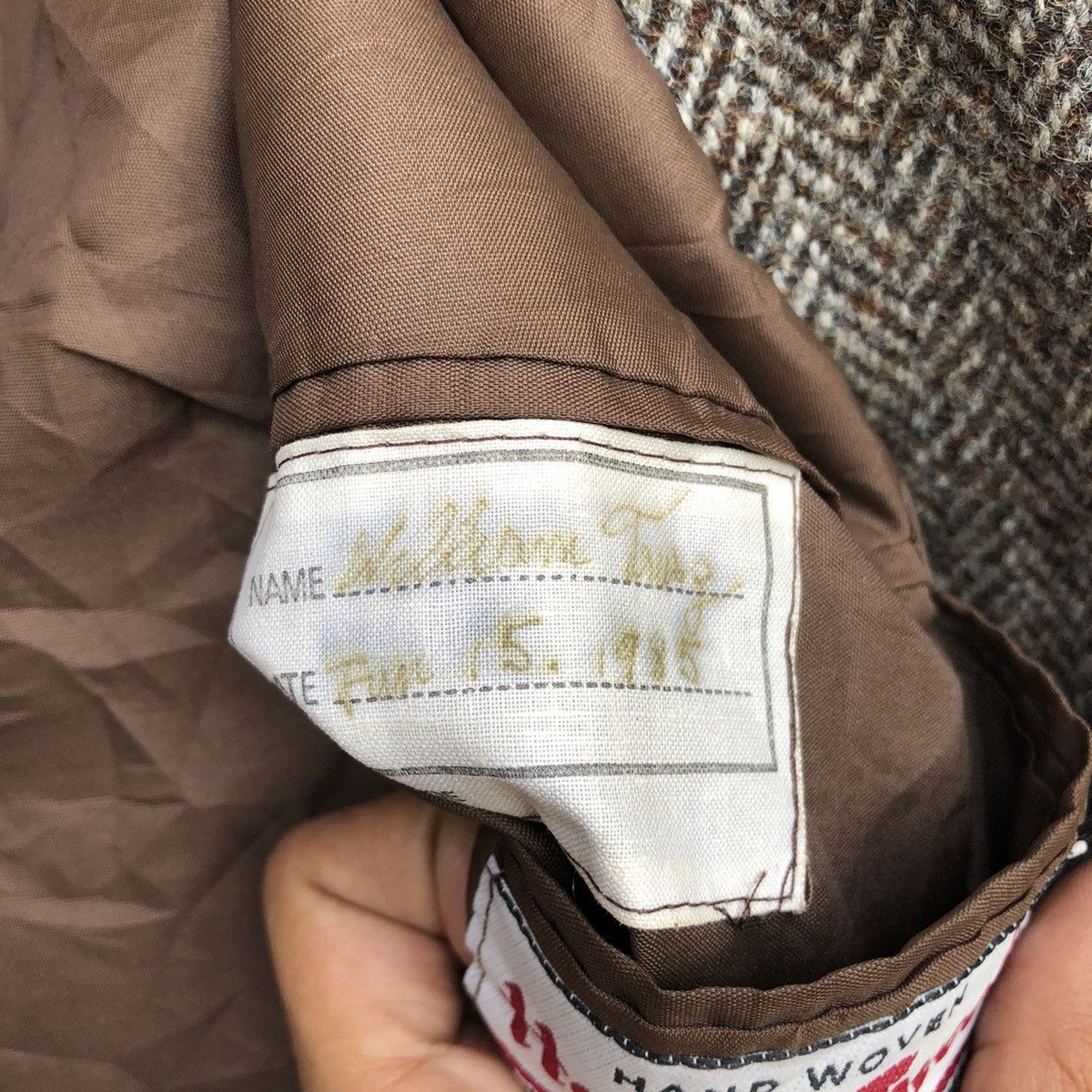 Harris Tweed 💥VINTG HARRIS TWEED CASUAL JACKET Size 40R - 8 Thumbnail