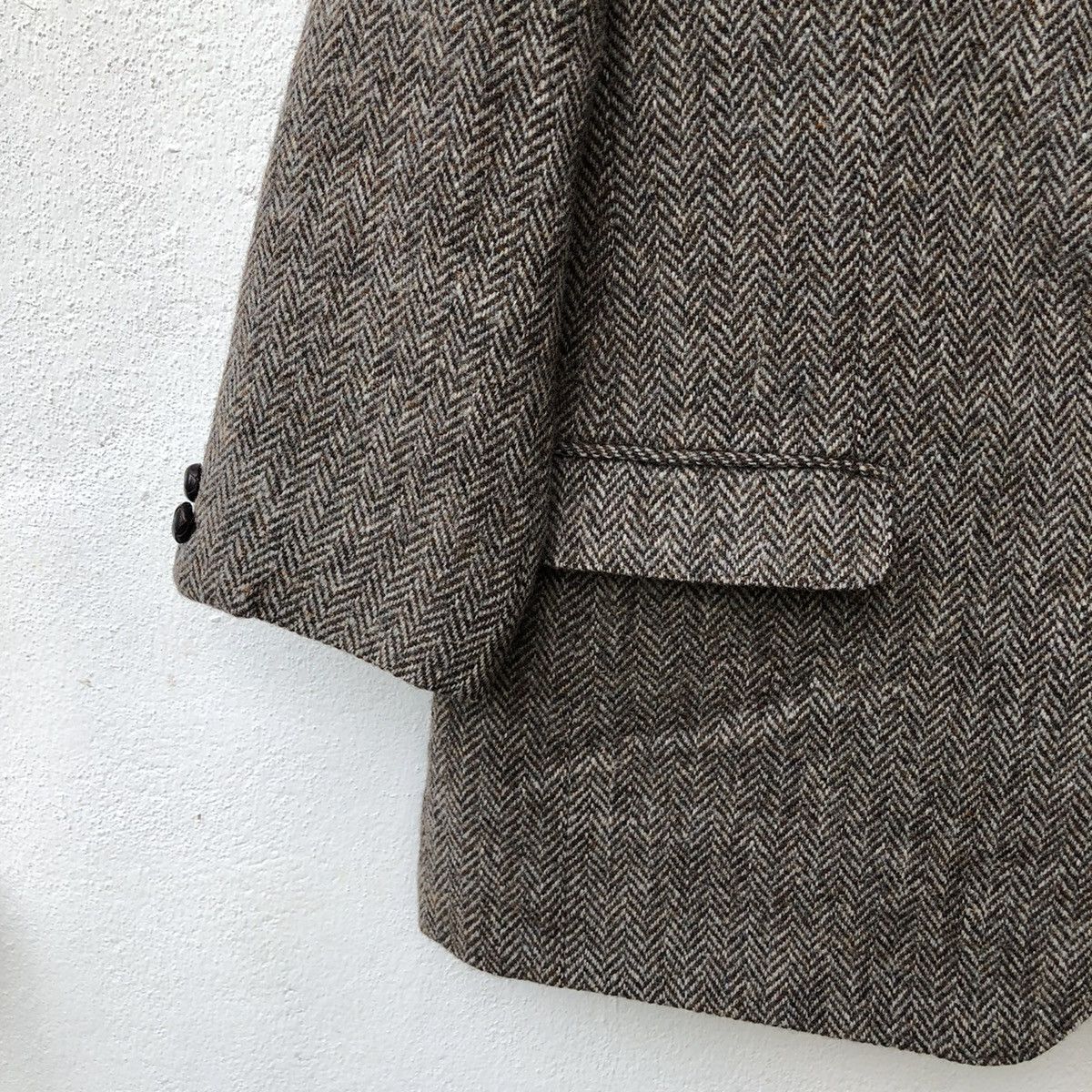 Harris Tweed 💥VINTG HARRIS TWEED CASUAL JACKET Size 40R - 5 Thumbnail