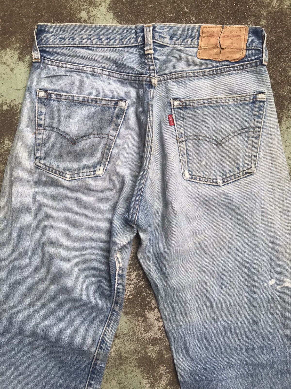 Levi's Vintage Levis 501 Small e Buttonfly Selvedge Size US 30 / EU 46 - 9 Thumbnail