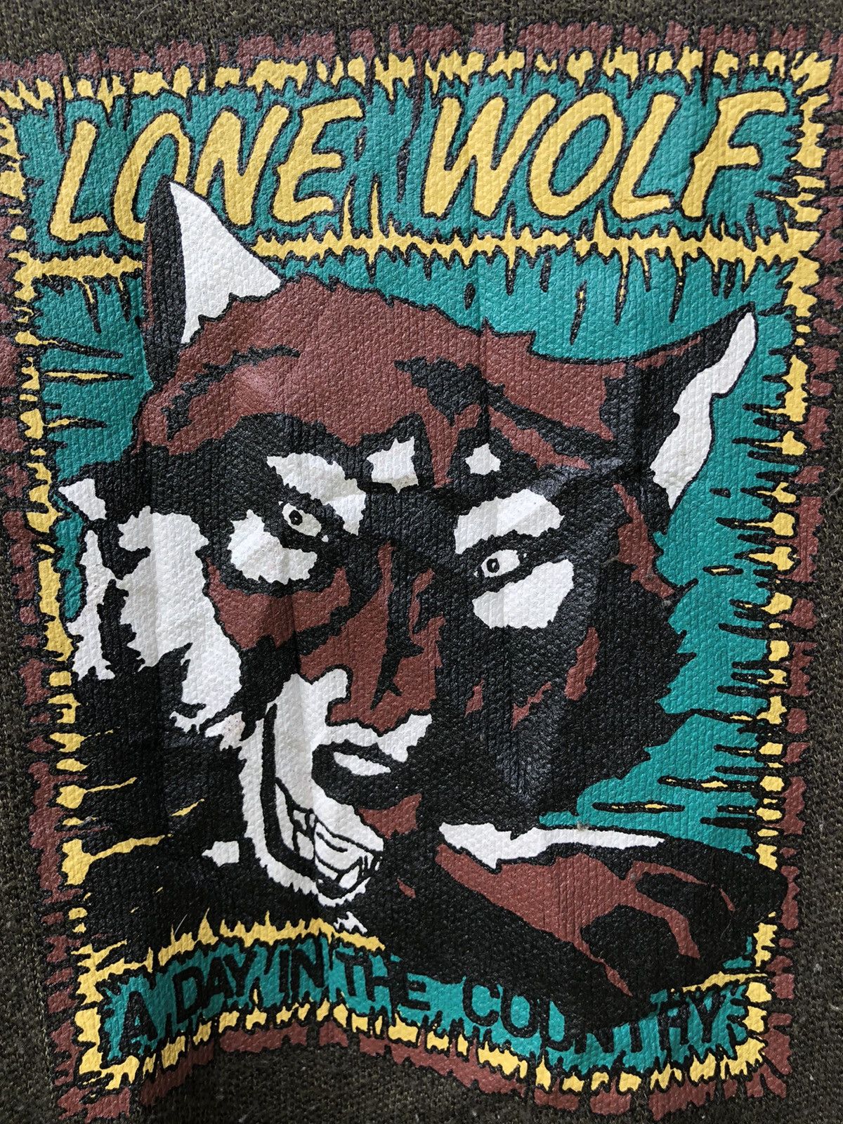 Japanese Brand 🔥VTG WATER BELLY SWEATSHIRT LONE WOLF BIG LOGO Size US M / EU 48-50 / 2 - 3 Thumbnail
