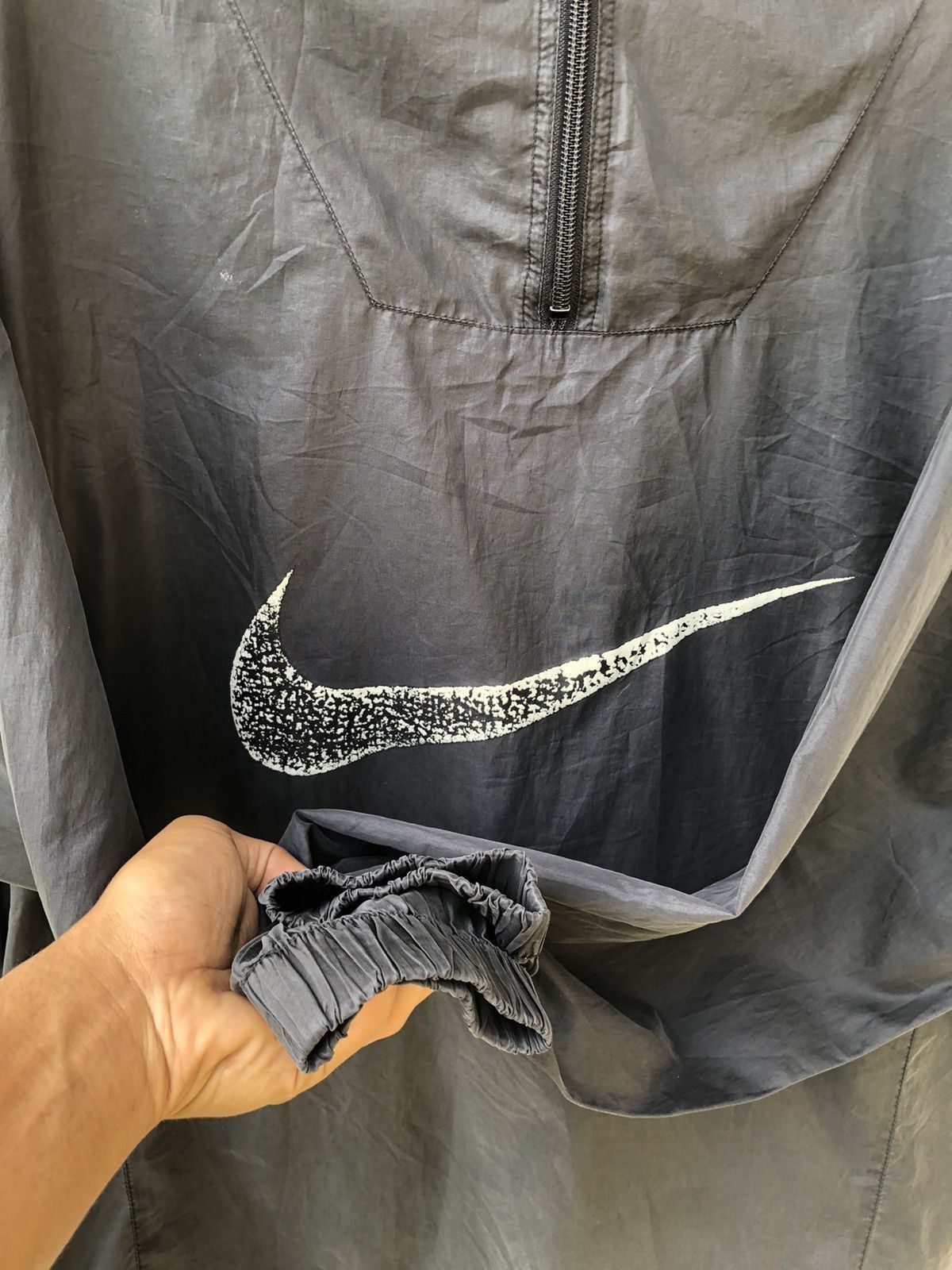 Nike Vintage nike swoosh windbreaker jacket big logo Size US L / EU 52-54 / 3 - 3 Thumbnail