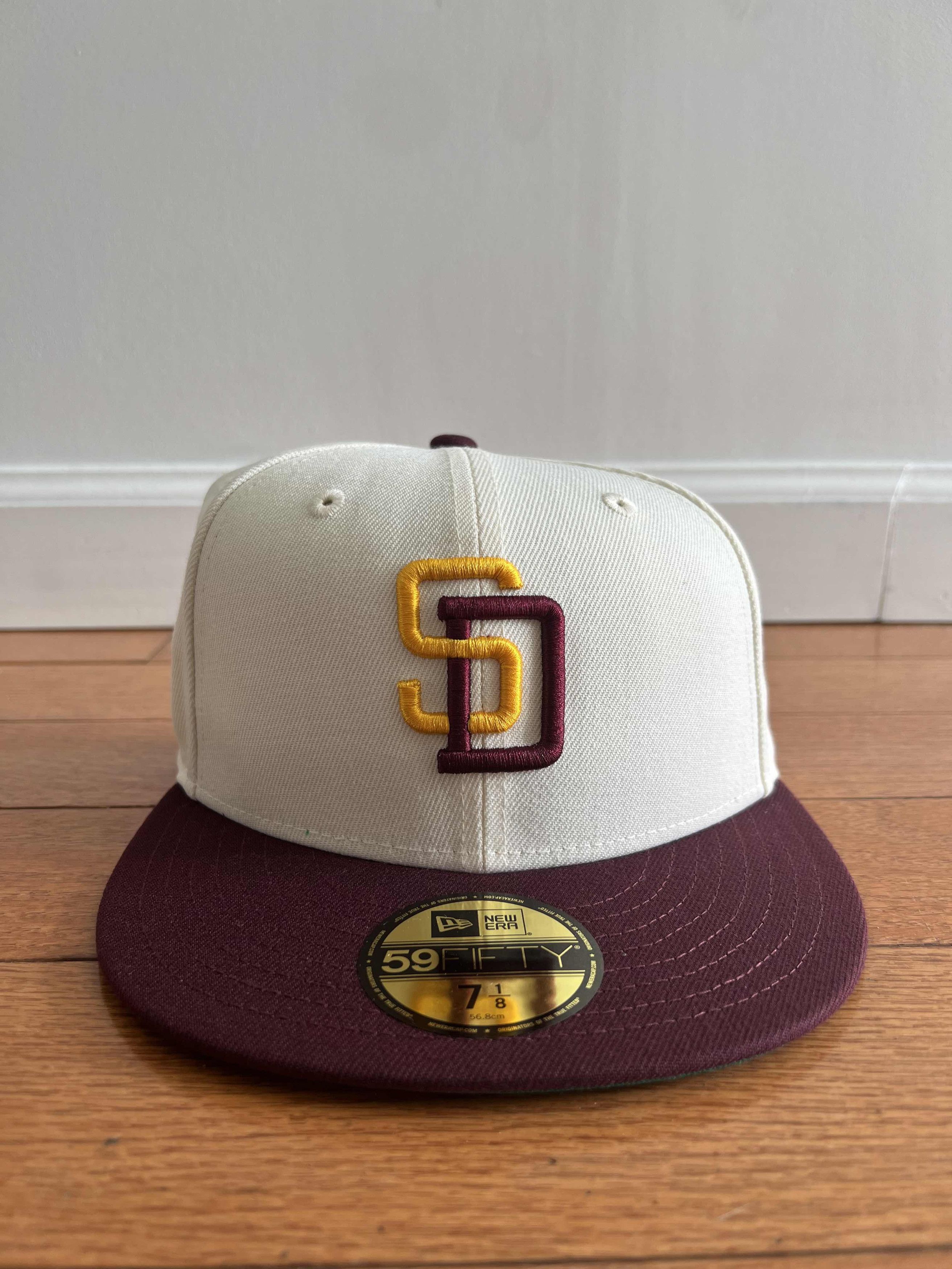 Shops Size 7 5/8 Exclusive New Era 59Fifty Beer Pack San Diego Padres 1998 World Serie