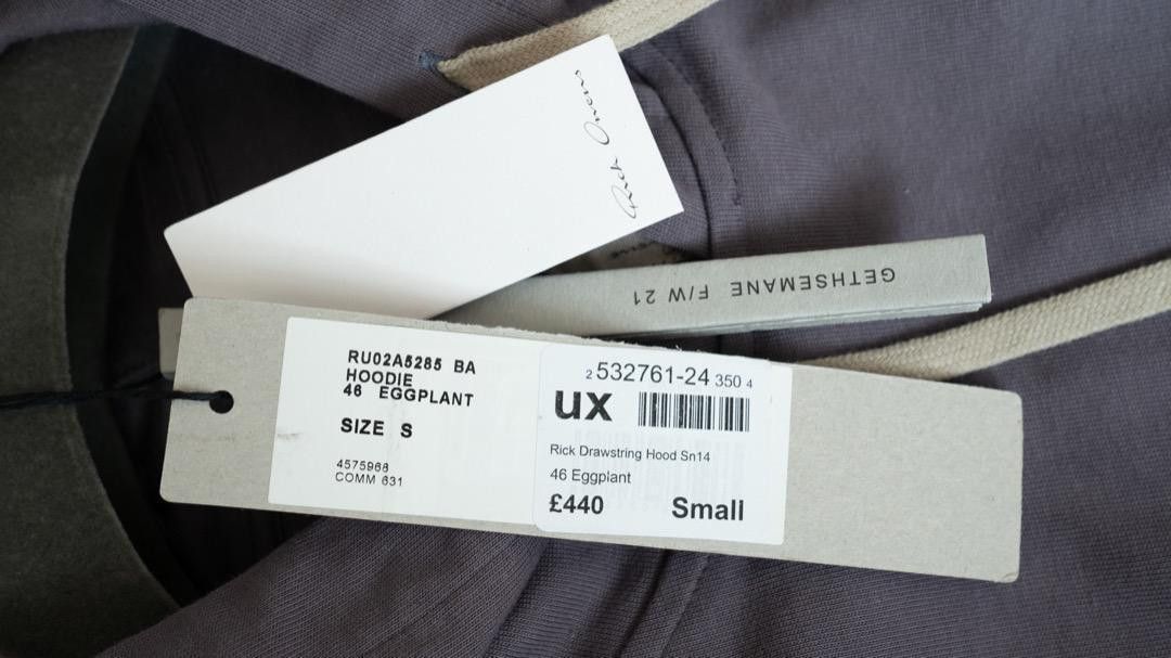 Rick Owens [NEW]2021FW GETHESEMANE HOODIE Size US S / EU 44-46 / 1 - 10 Thumbnail
