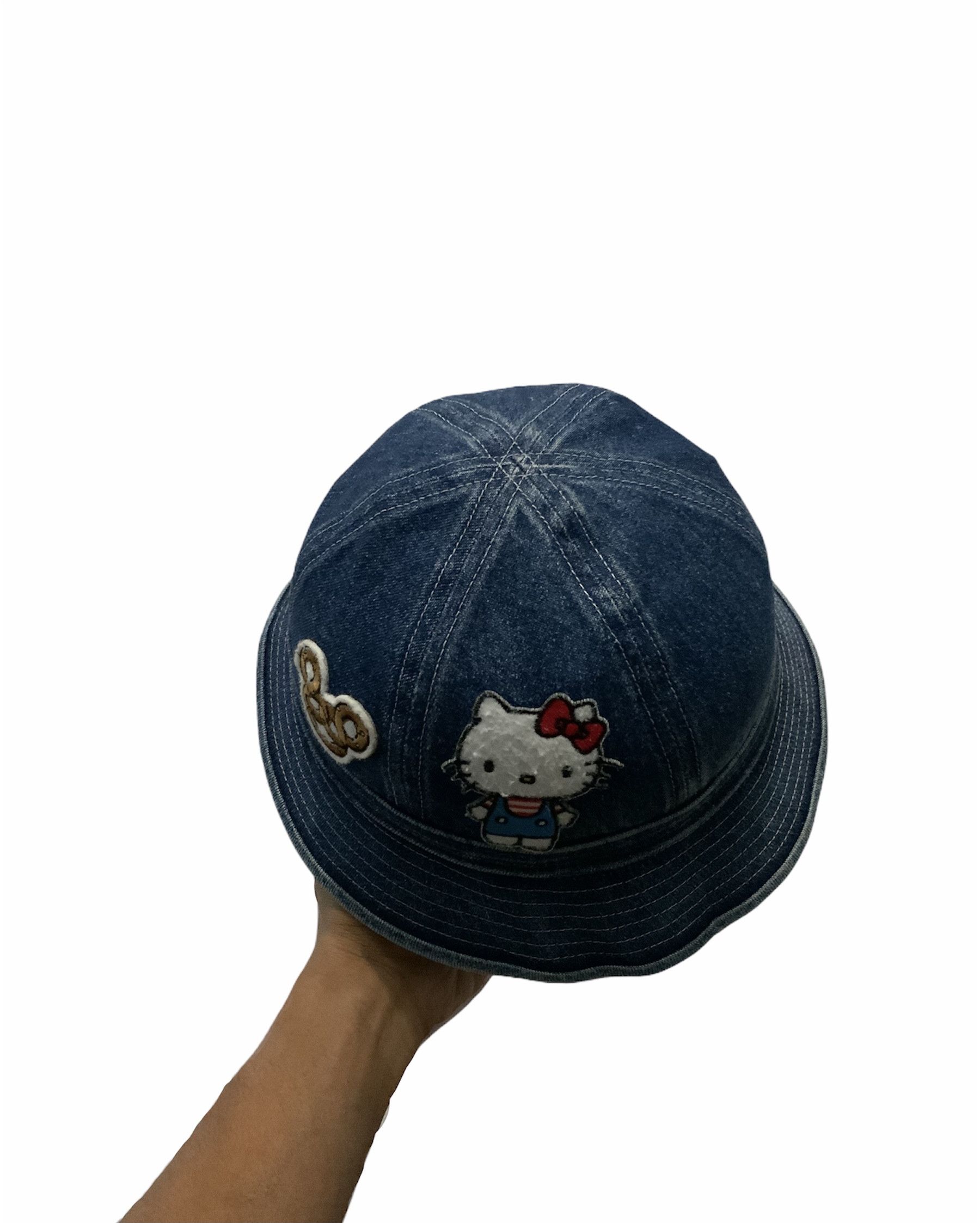 Japanese Brand Denim Doraemon Japan Cartoon Bucket Hat Size ONE SIZE - 6 Thumbnail