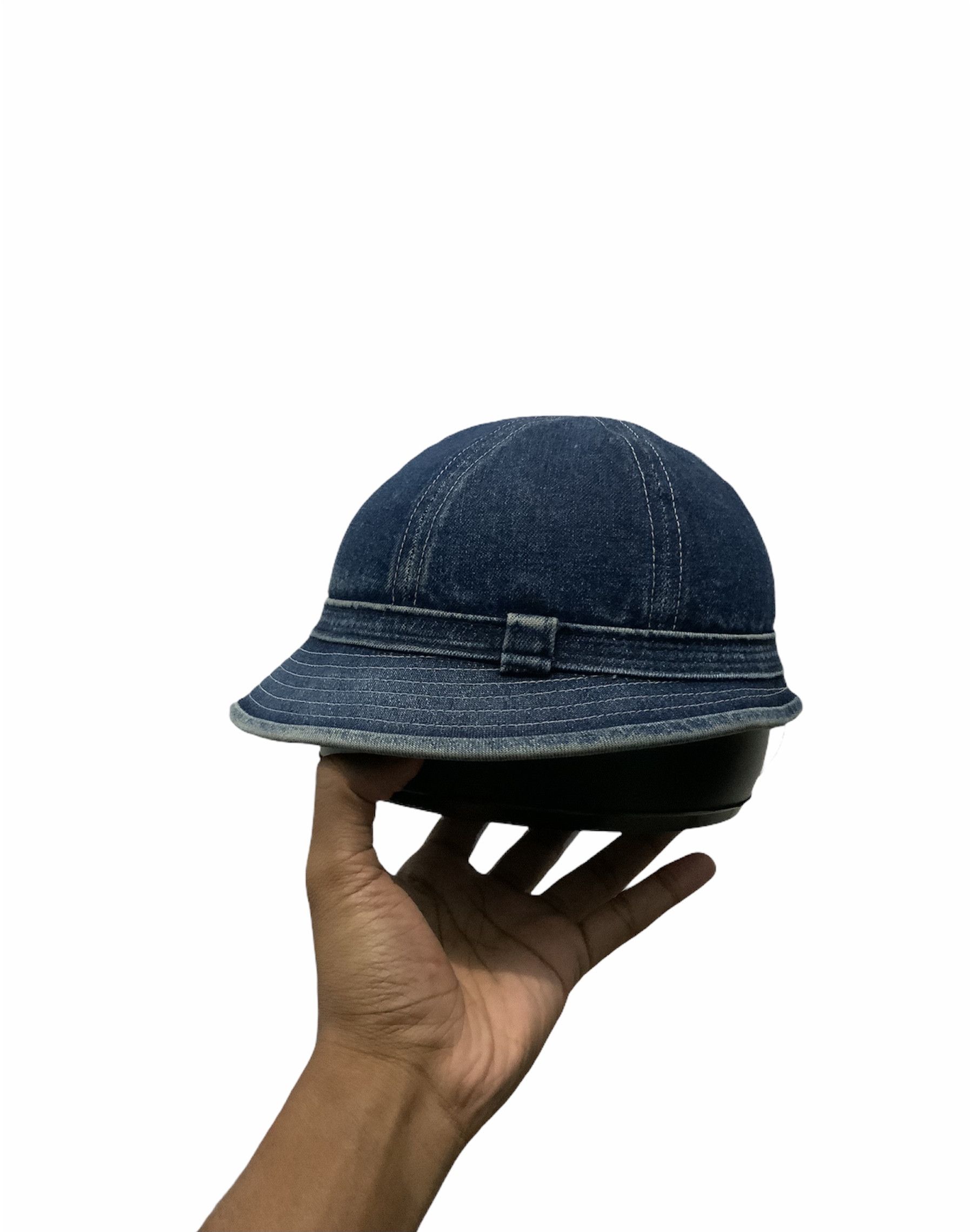 Japanese Brand Denim Doraemon Japan Cartoon Bucket Hat Size ONE SIZE - 3 Thumbnail