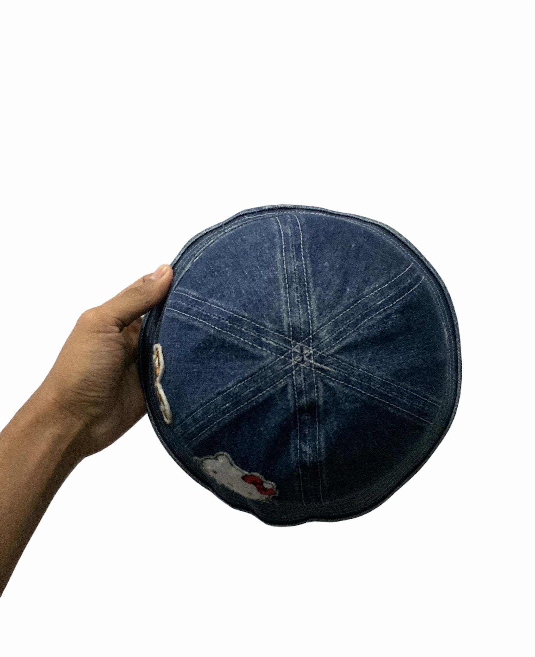 Japanese Brand Denim Doraemon Japan Cartoon Bucket Hat Size ONE SIZE - 7 Thumbnail