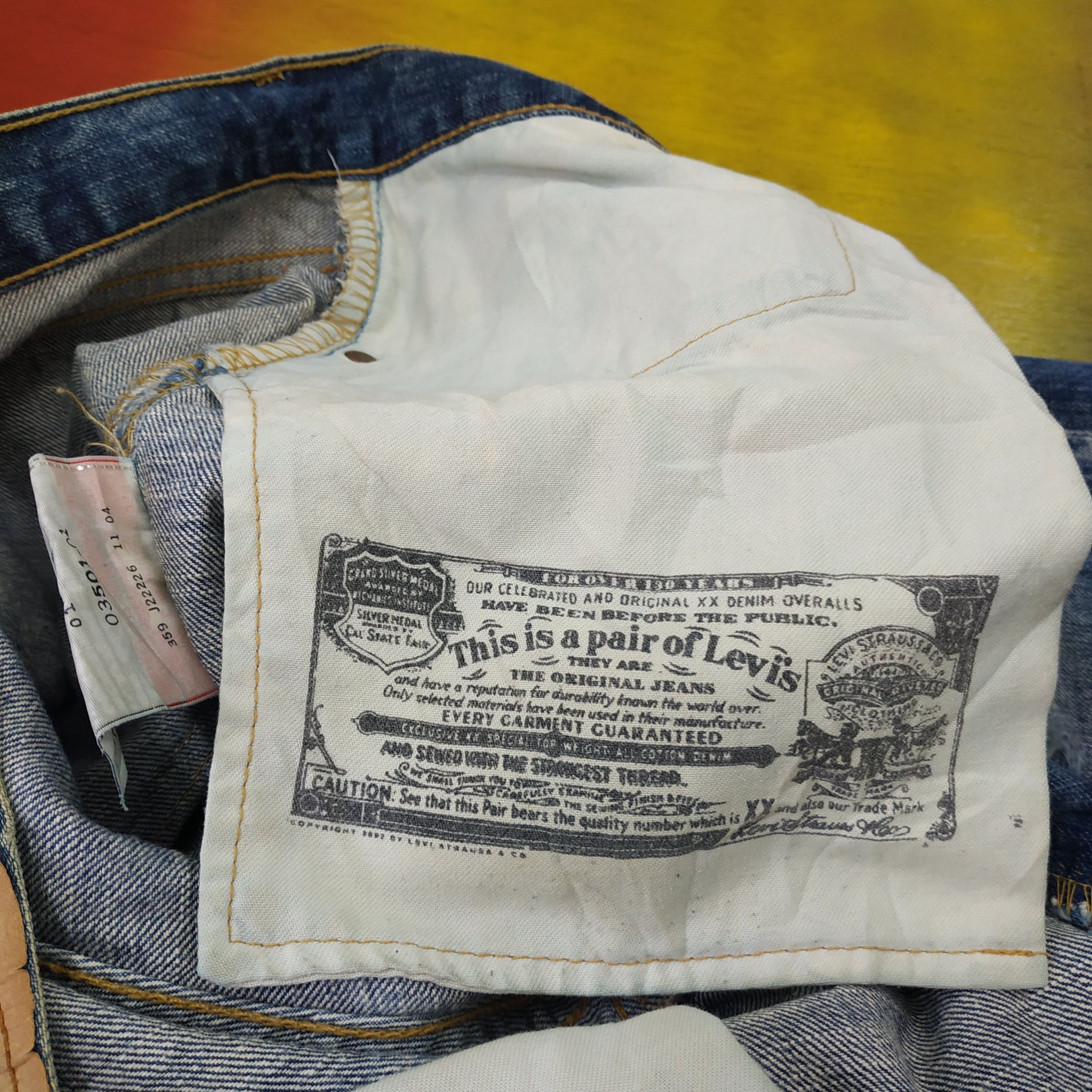Levi's × Levi's Vintage Clothing × Vintage VINTAGE LEVI'S 501 DISTRESSED Size US 31 - 8 Thumbnail