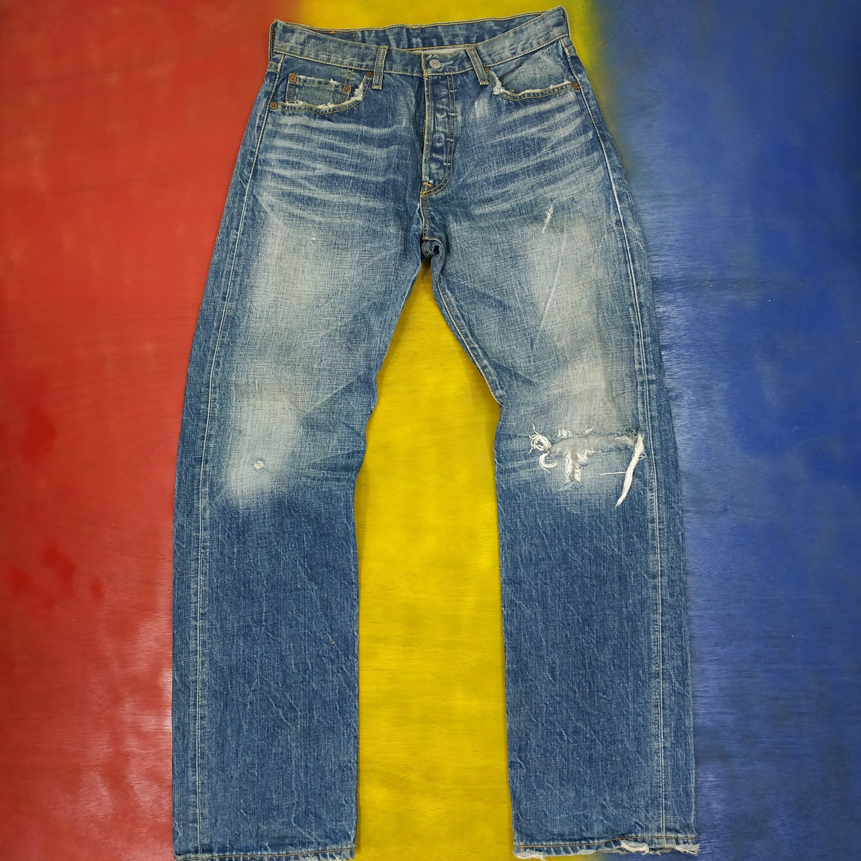 Levi's × Levi's Vintage Clothing × Vintage VINTAGE LEVI'S 501 DISTRESSED Size US 31 - 1 Thumbnail