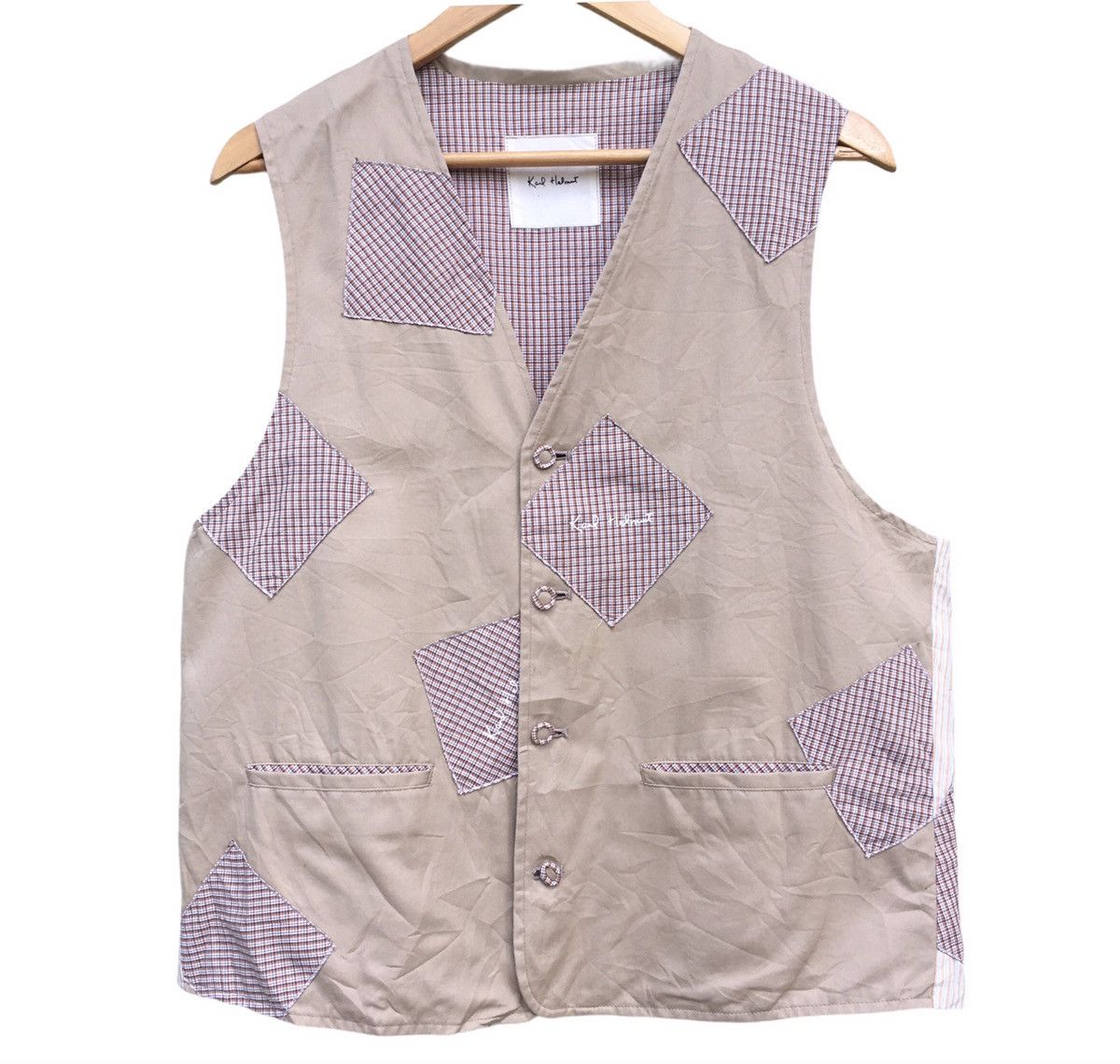 Karl Helmut Patchwork Vest