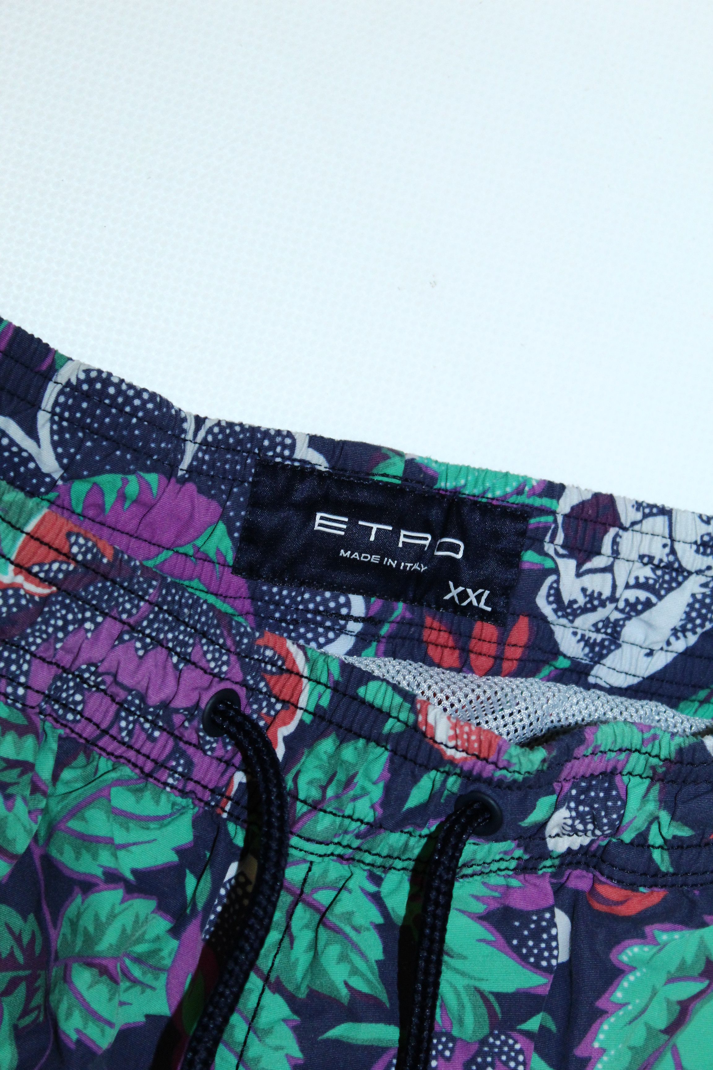 Etro Etro Milano Luxury Floral Printed Nylon Shorts Size US 36 / EU 52 - 3 Thumbnail