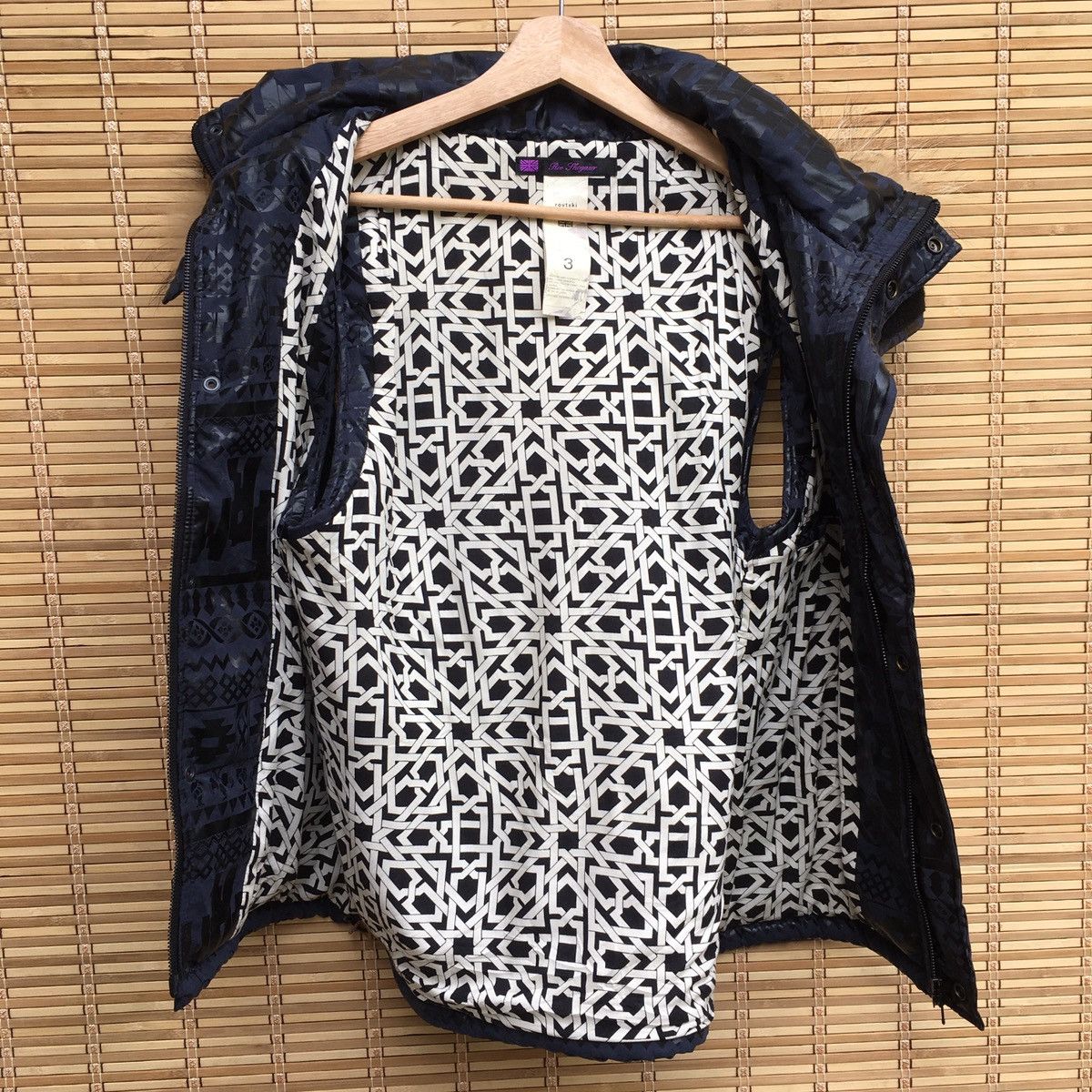 Other Rovtski Geometric Puffer Hooded Vest Size US M / EU 48-50 / 2 - 3 Thumbnail