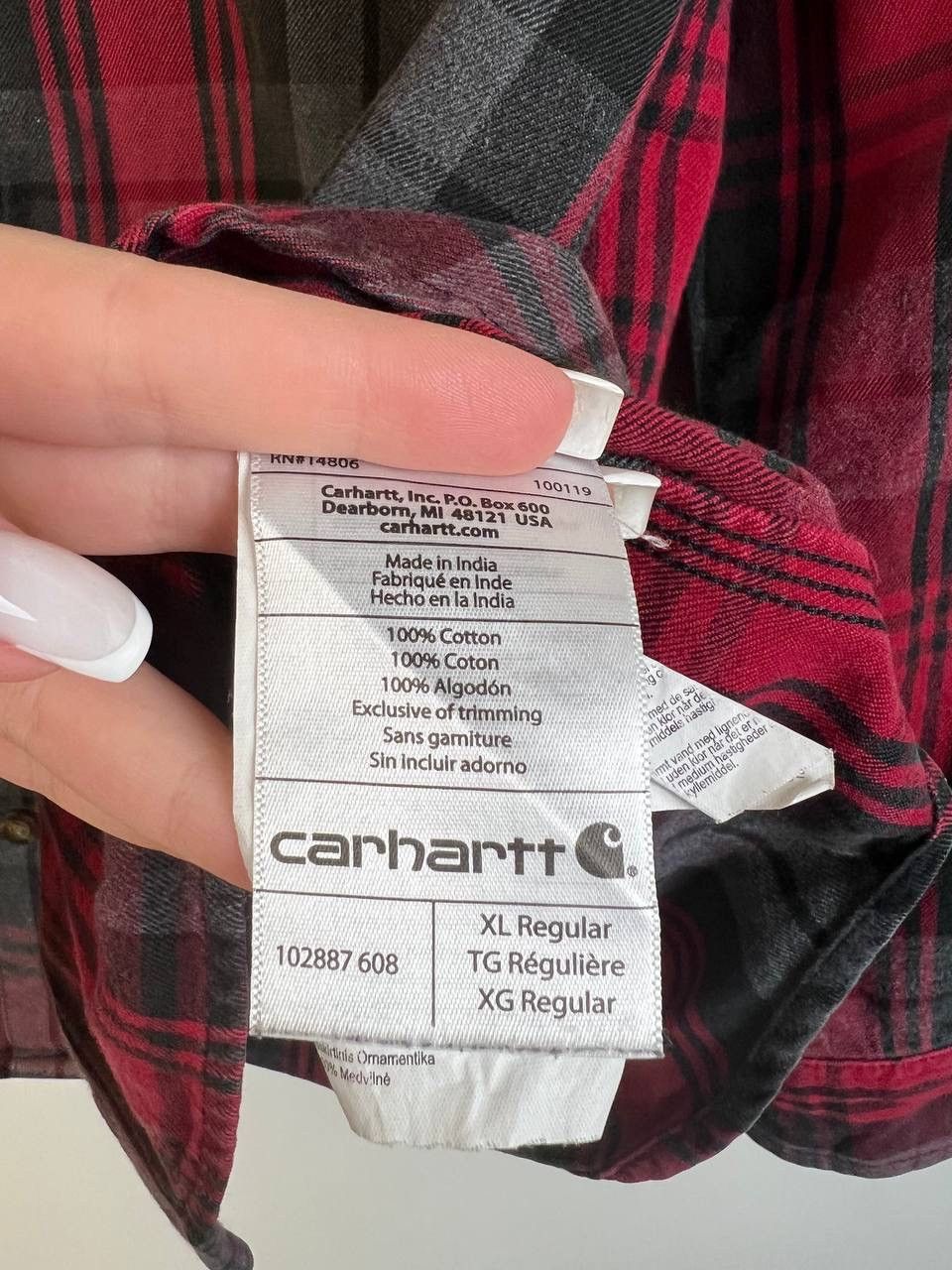 Carhartt Carhartt vintage shirt size XL Size US XL / EU 56 / 4 - 4 Thumbnail