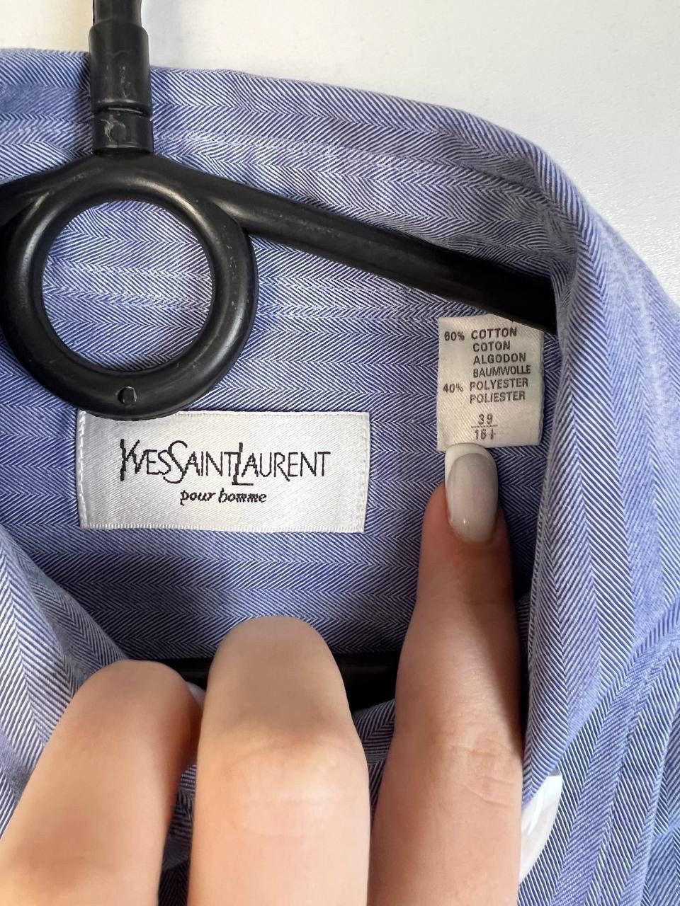 Yves Saint Laurent Yves Saint Lauren luxury shirt size L Size US L / EU 52-54 / 3 - 2 Thumbnail