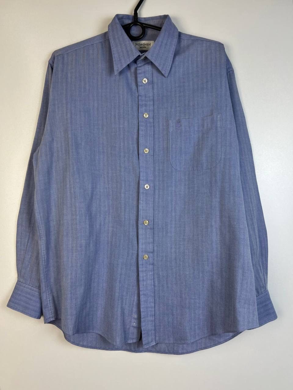 Yves Saint Laurent Yves Saint Lauren luxury shirt size L Size US L / EU 52-54 / 3 - 1 Thumbnail