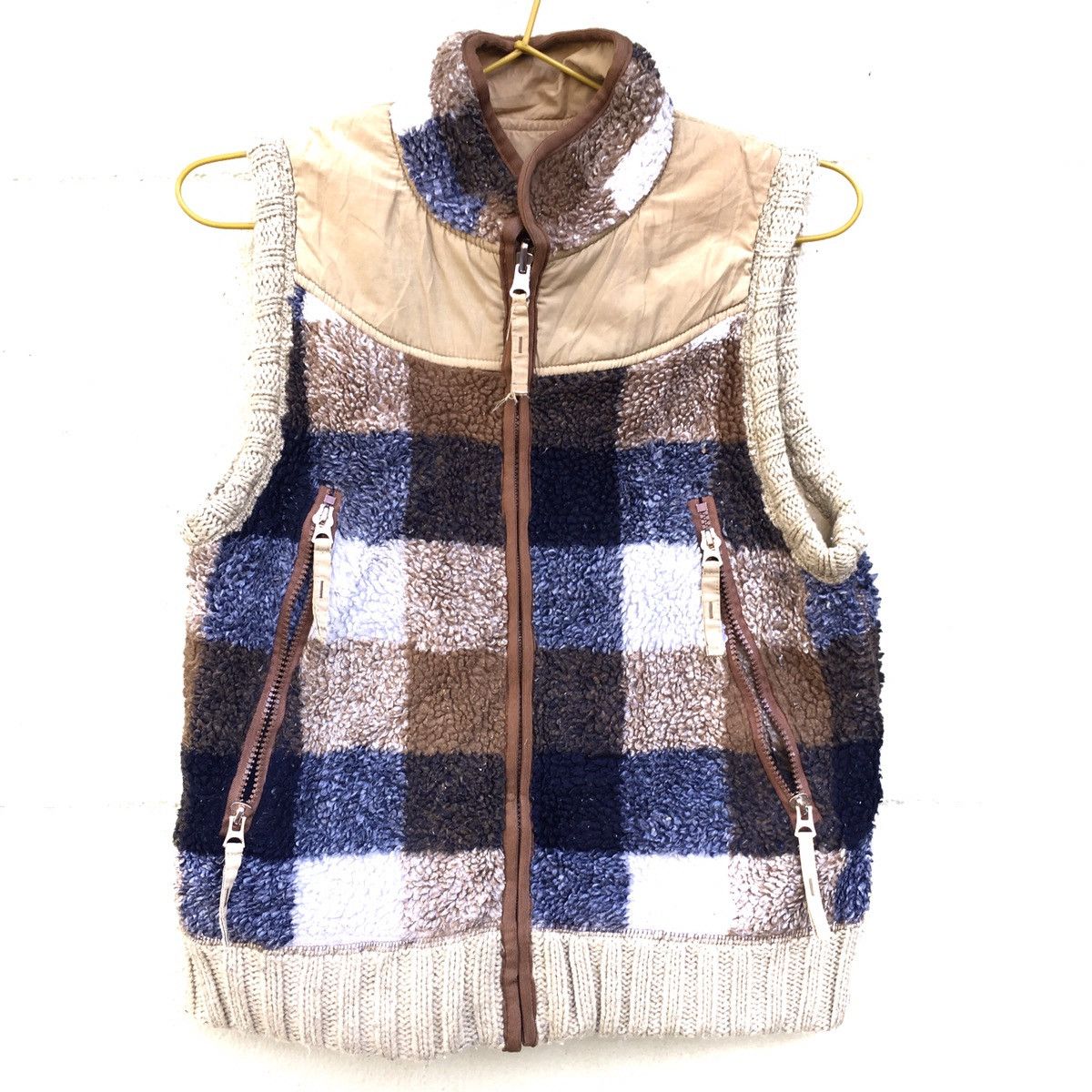 Japanese Brand Japanese Deep Pile Fleece Vest Size US XS / EU 42 / 0 - 1 Thumbnail