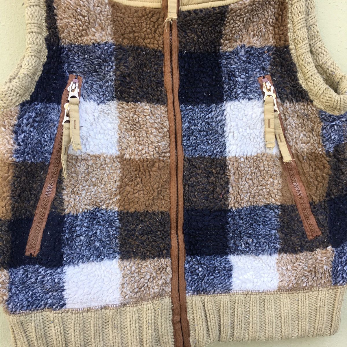 Japanese Brand Japanese Deep Pile Fleece Vest Size US XS / EU 42 / 0 - 5 Thumbnail