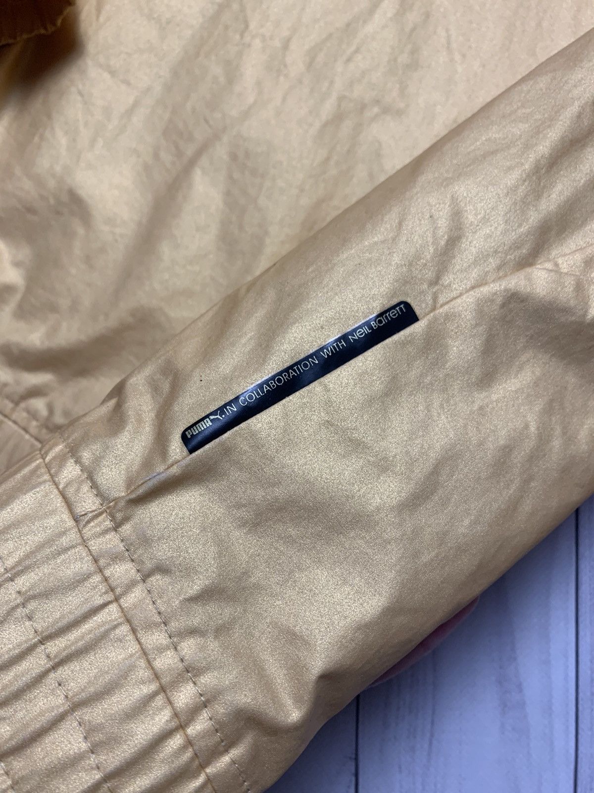 Neil Barrett × Puma Vintage Italia Puma x Neil Barrett soccer jacket gold rare Size US L / EU 52-54 / 3 - 7 Thumbnail