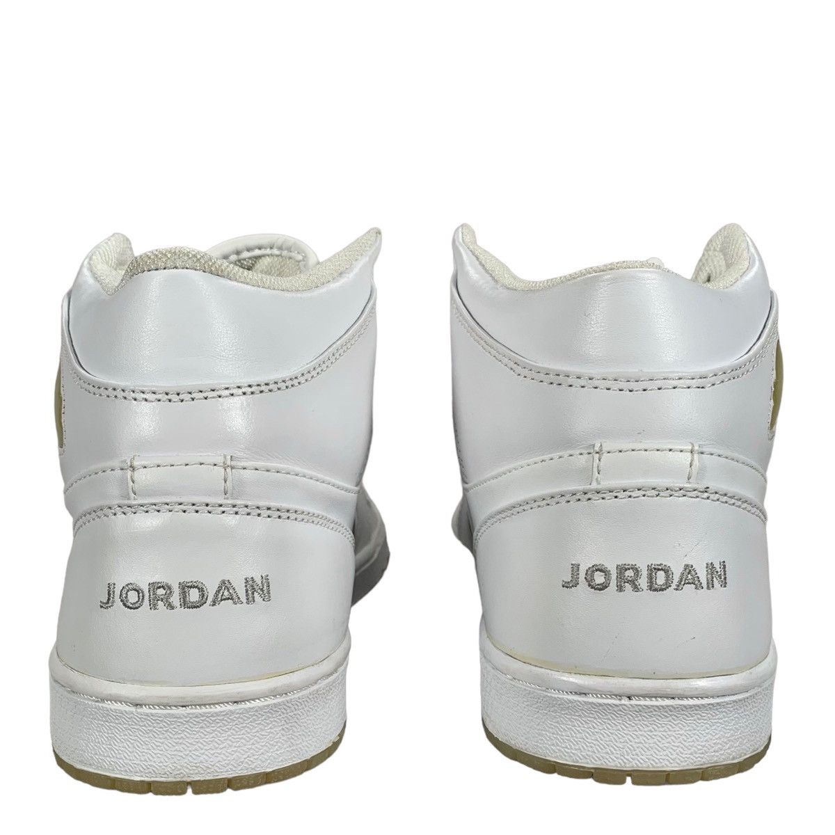 Jordan Brand VTG Air Jordan Retro 1 White Metallic Silver 2002 Sneakers Size US 12 / EU 45 - 7 Thumbnail