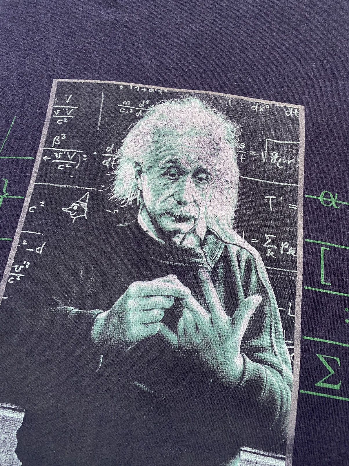 Vintage Vintage Albert Einstein T Shirt Tee Andy Warhol Da Vinci Size US L / EU 52-54 / 3 - 3 Thumbnail
