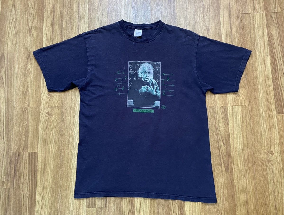 Vintage Vintage Albert Einstein T Shirt Tee Andy Warhol Da Vinci Size US L / EU 52-54 / 3 - 1 Thumbnail