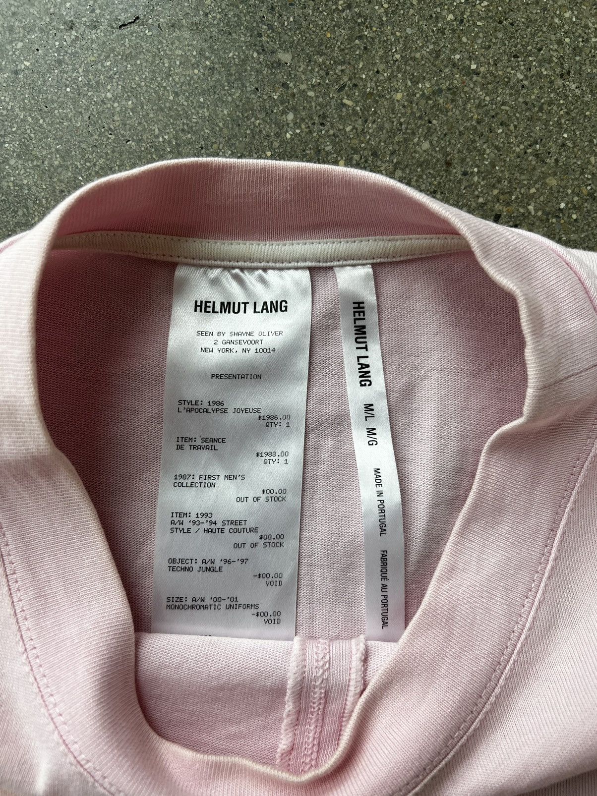Helmut Lang Helmet Lang by shayne Oliver tee Size US M / EU 48-50 / 2 - 3 Thumbnail
