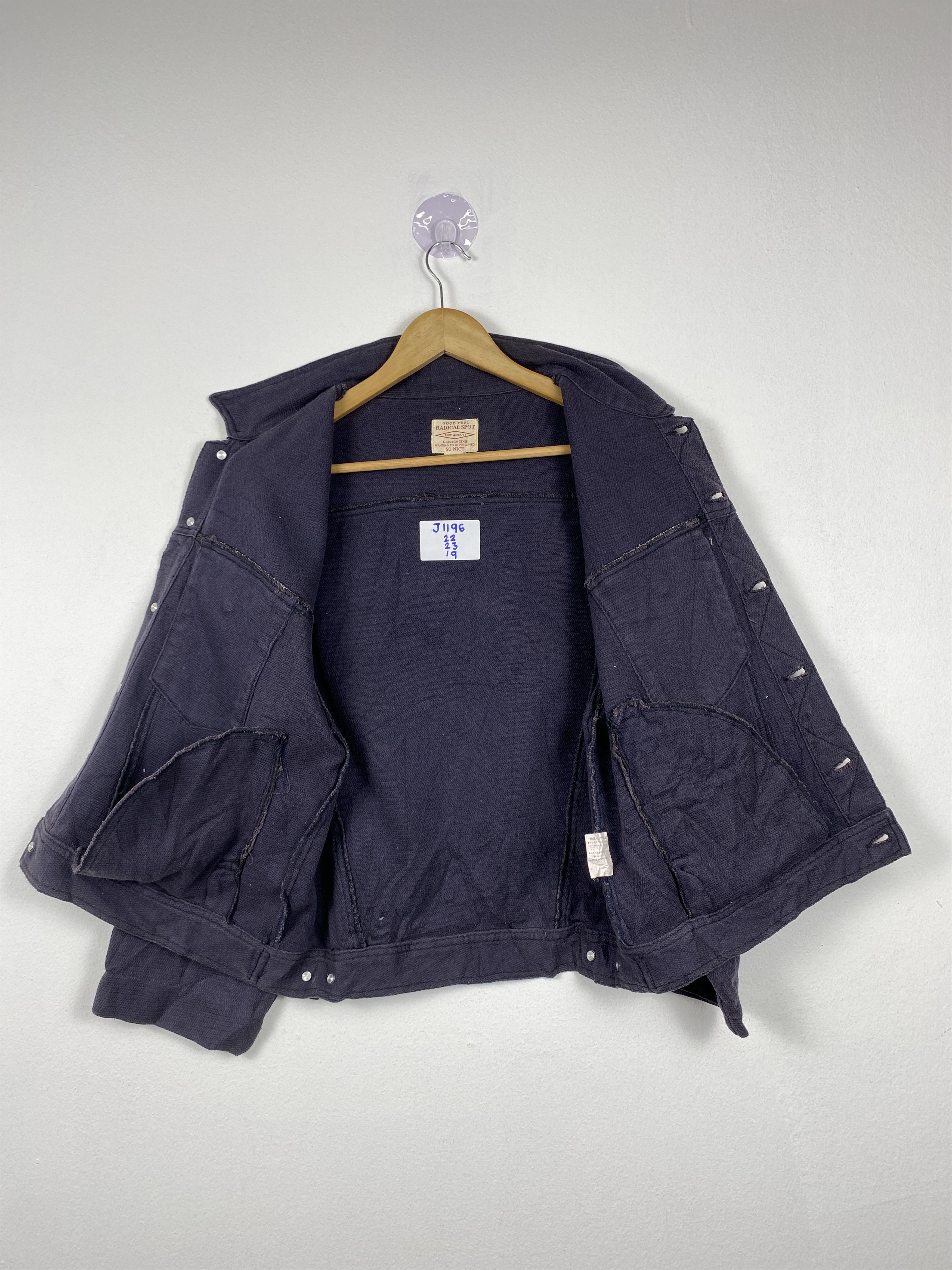 Japanese Brand Vintage Radical Spot Workwear Rugged Button Up Jacket J1196 Size US S / EU 44-46 / 1 - 8 Thumbnail