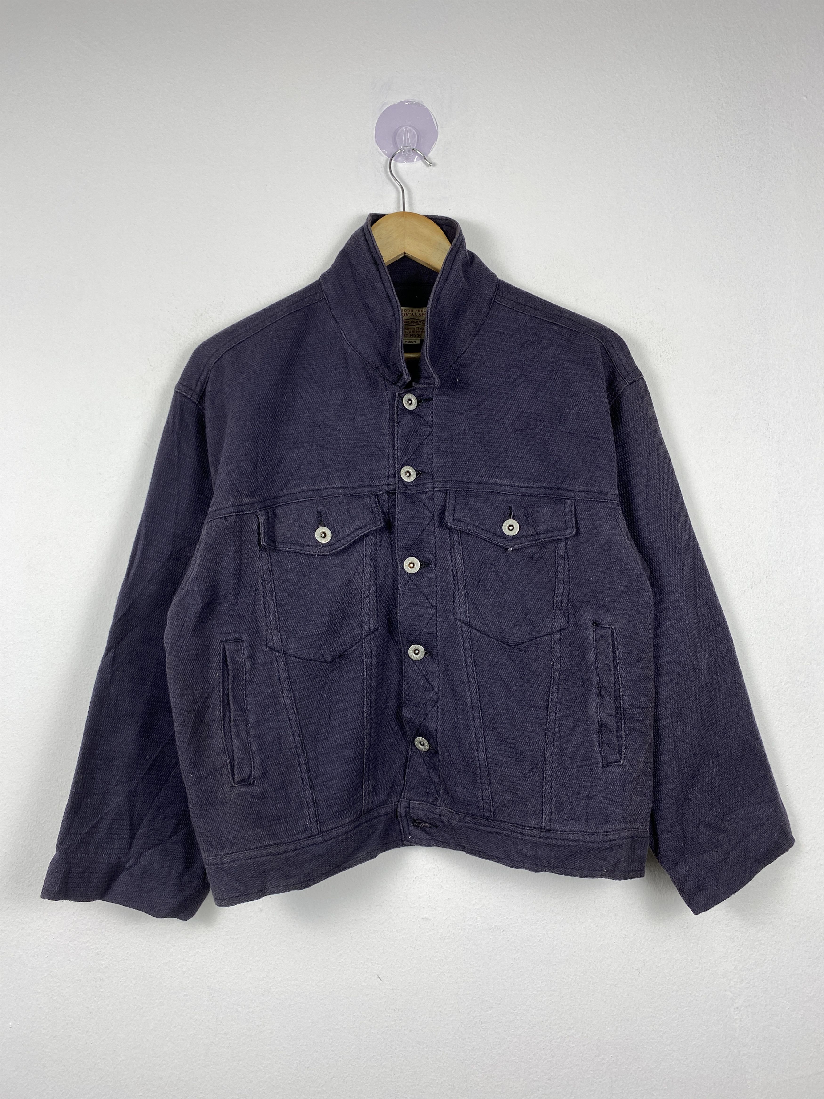 Japanese Brand Vintage Radical Spot Workwear Rugged Button Up Jacket J1196 Size US S / EU 44-46 / 1 - 1 Thumbnail