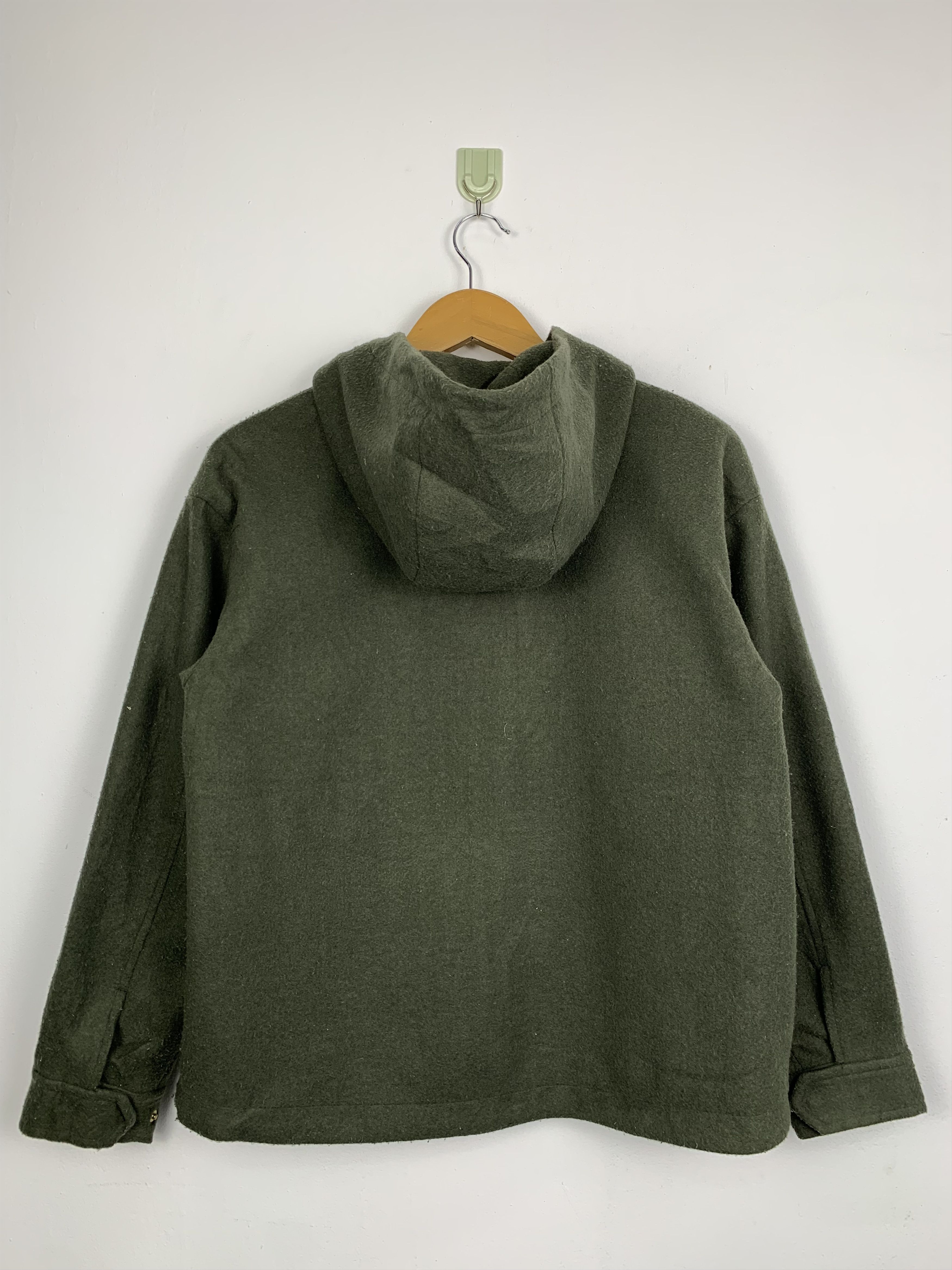 GU Vintage GU Fleece Zip Button Hoodie Jacket J0718 Size US S / EU 44-46 / 1 - 6 Thumbnail