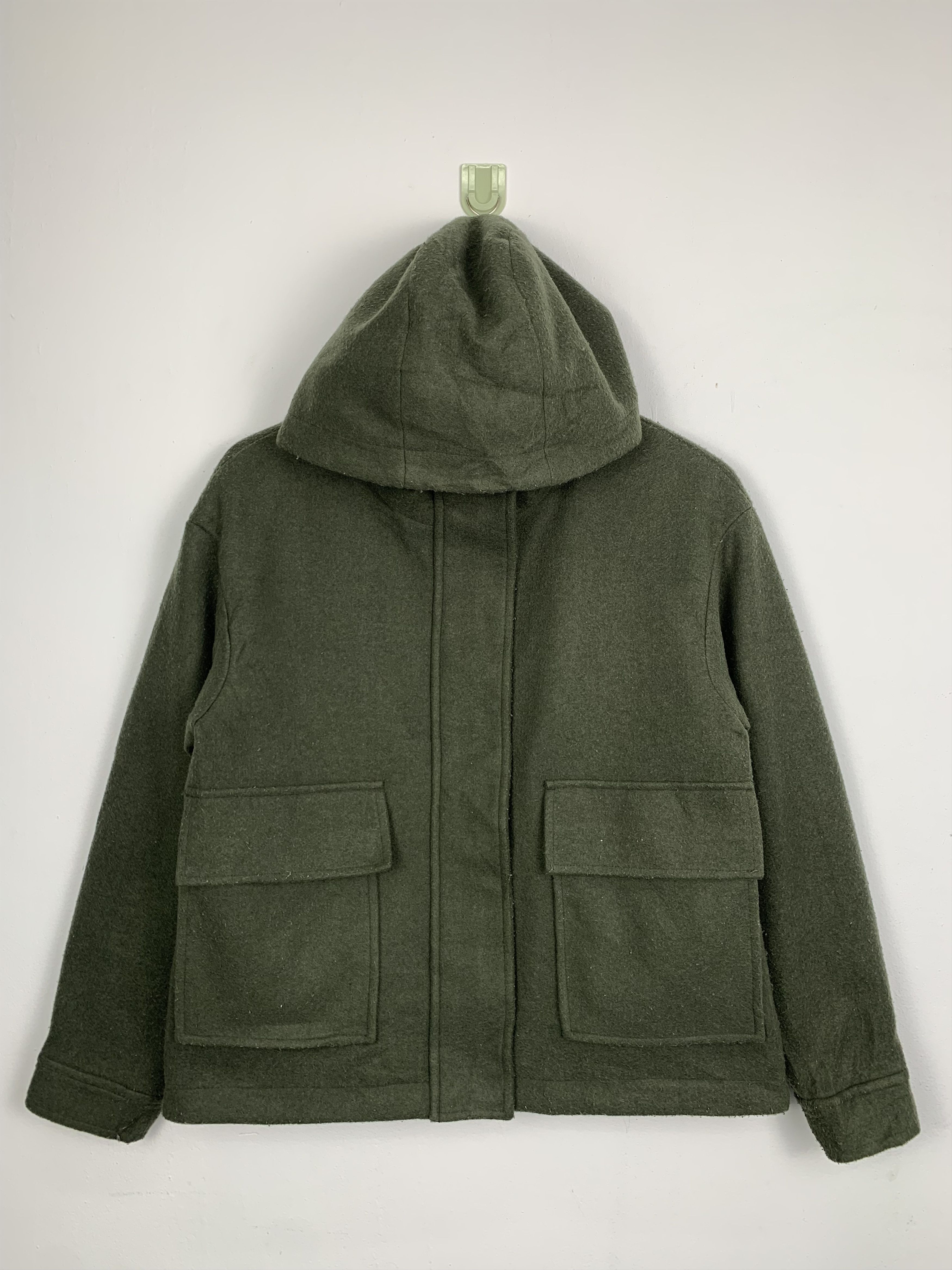 GU Vintage GU Fleece Zip Button Hoodie Jacket J0718 Size US S / EU 44-46 / 1 - 1 Thumbnail