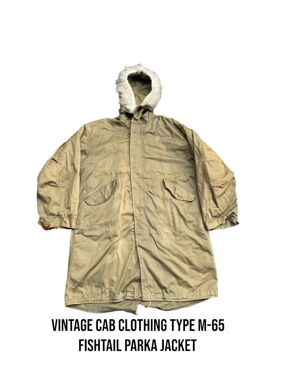 CABANE de ZUCCa Vintage Cab Clothing M-65 Fishtail Parka Jacket Size US M / EU 48-50 / 2 - 1 Thumbnail