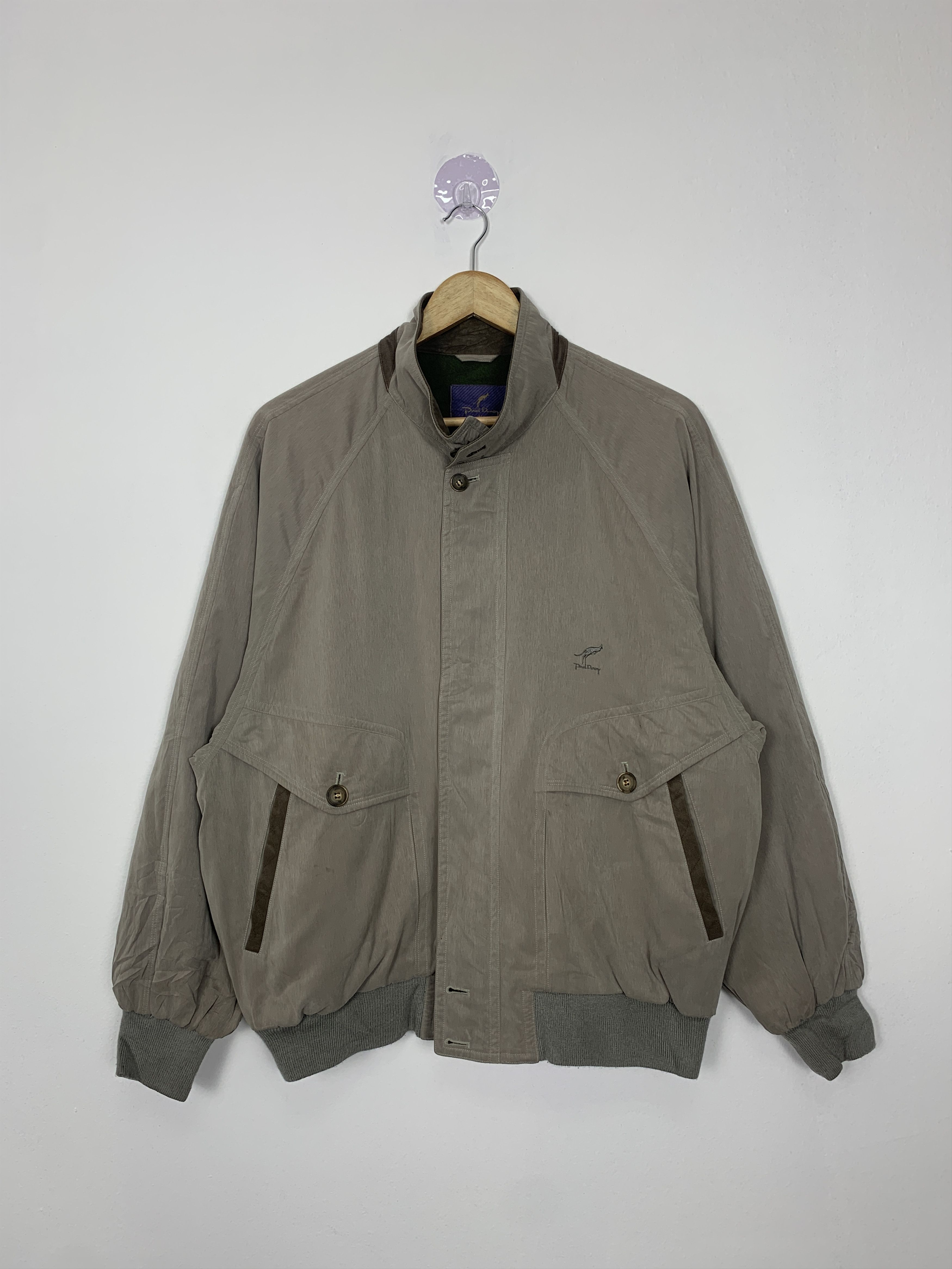 Japanese Brand Vintage PAUL DUNDY Zip Up Bombers Jacket J1007 Size US M / EU 48-50 / 2 - 1 Thumbnail