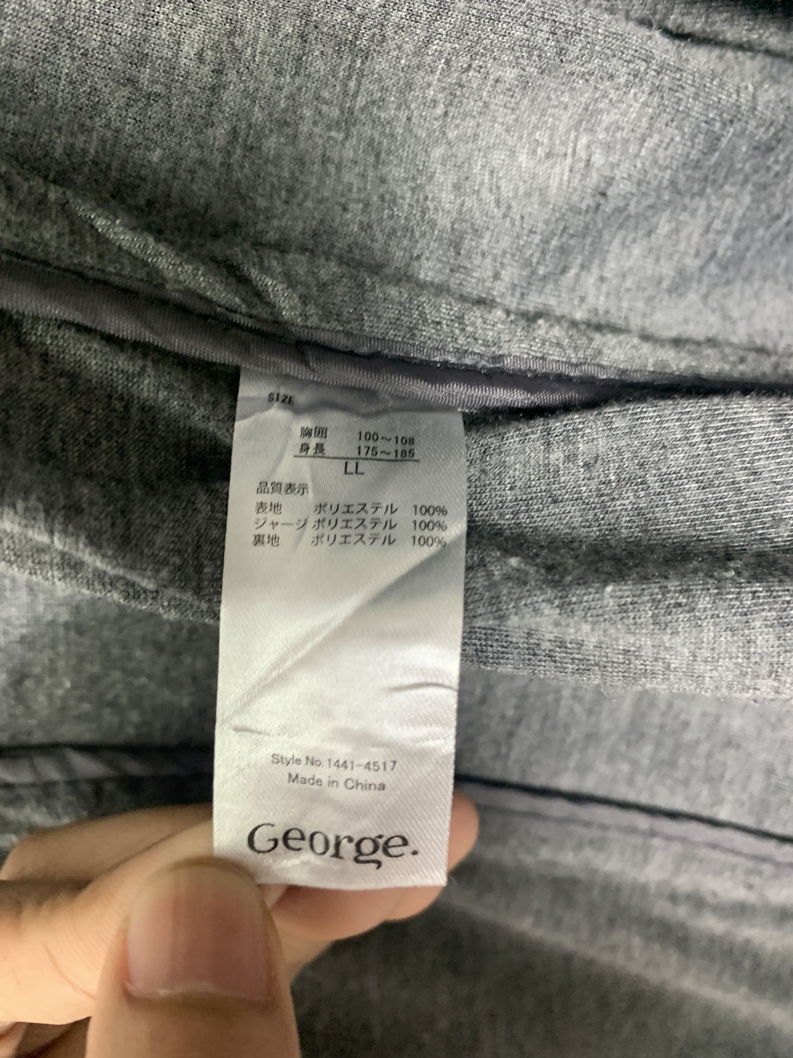 George Vintage GEORGE Slim Fit Zip Up Hoodie Jacket J0998 Size US S / EU 44-46 / 1 - 8 Thumbnail
