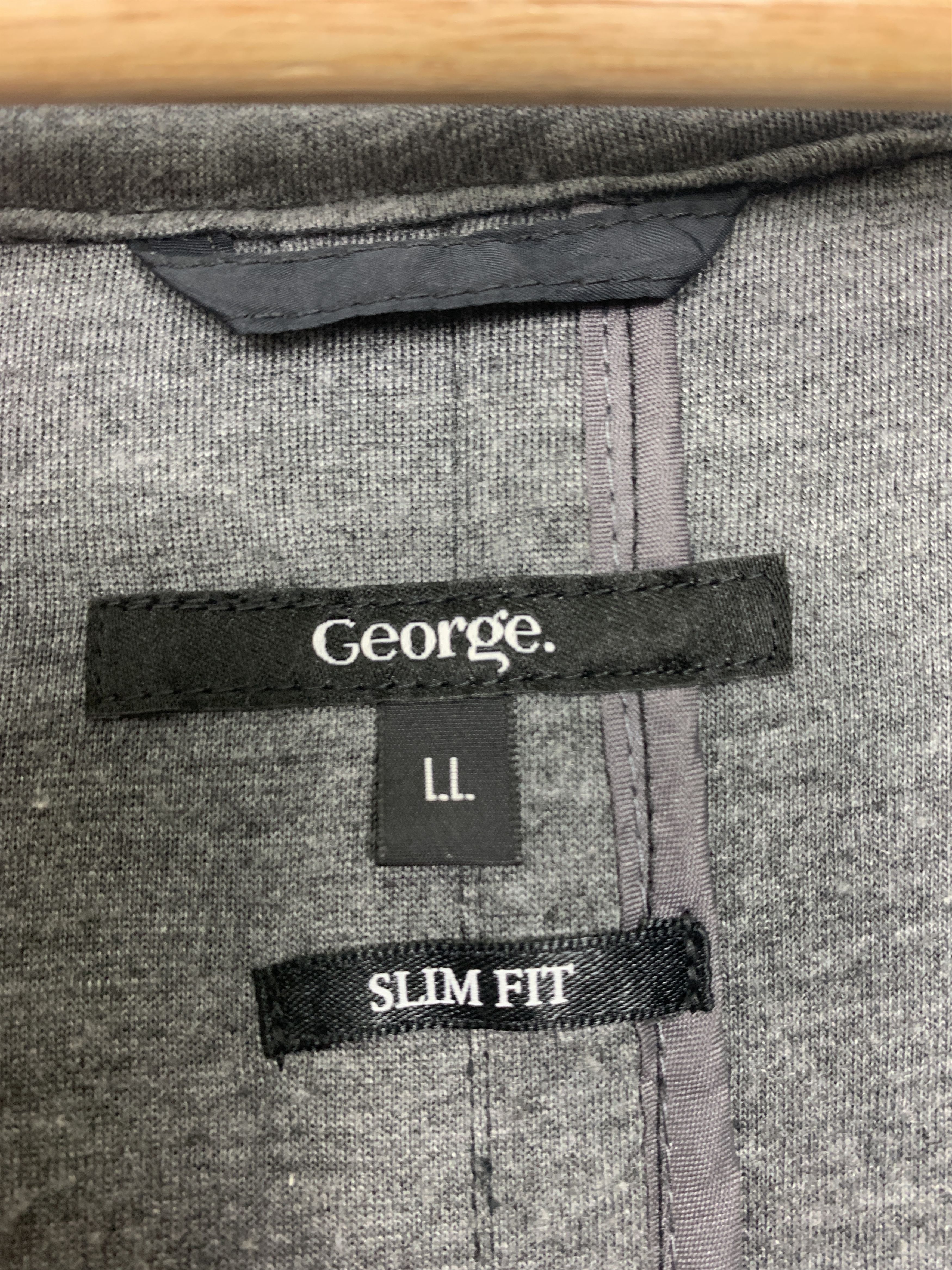 George Vintage GEORGE Slim Fit Zip Up Hoodie Jacket J0998 Size US S / EU 44-46 / 1 - 7 Thumbnail