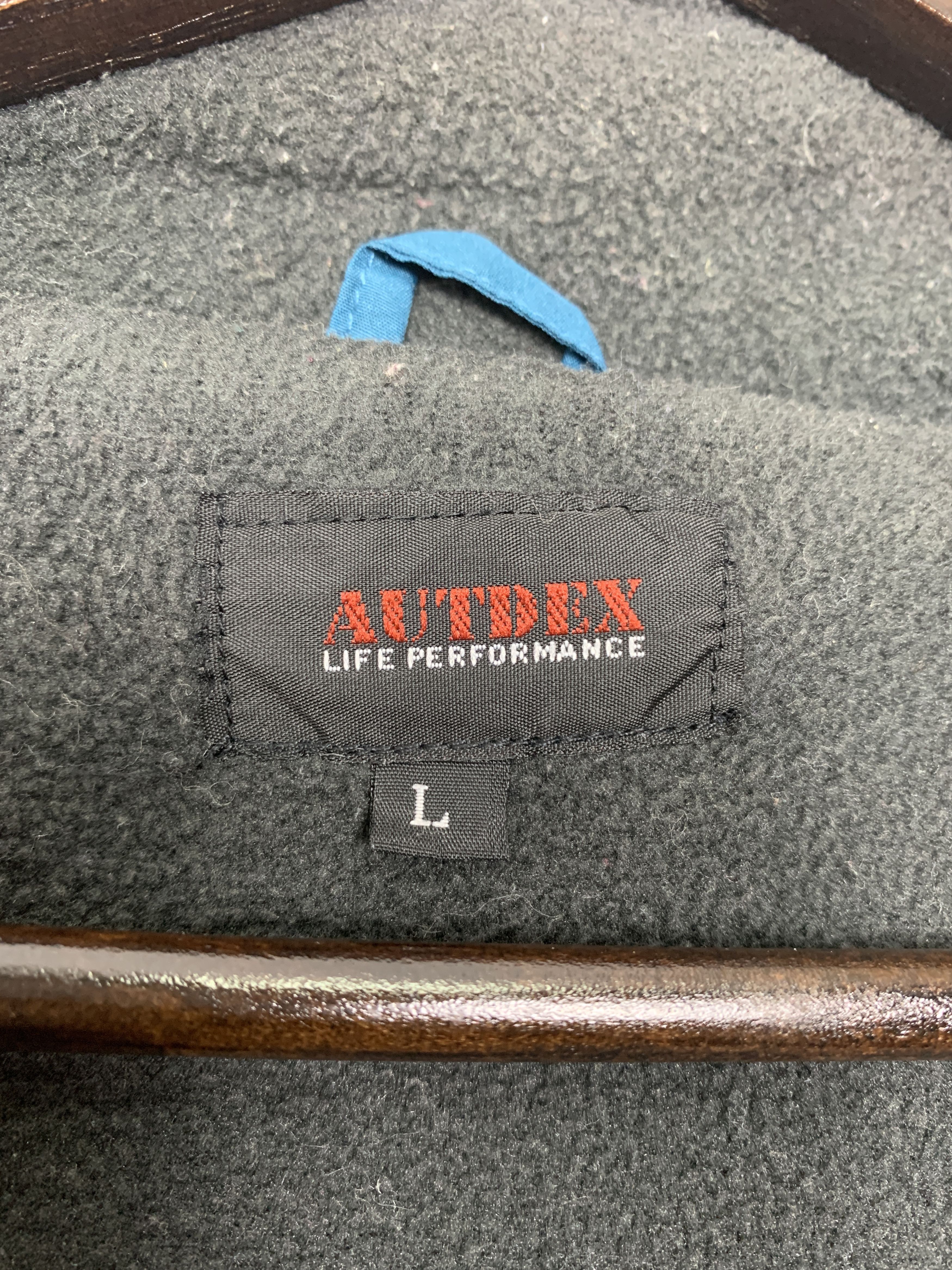 Japanese Brand Vintage AUT DEX Fleece Lining Zip Up Jacket Size US M / EU 48-50 / 2 - 8 Thumbnail