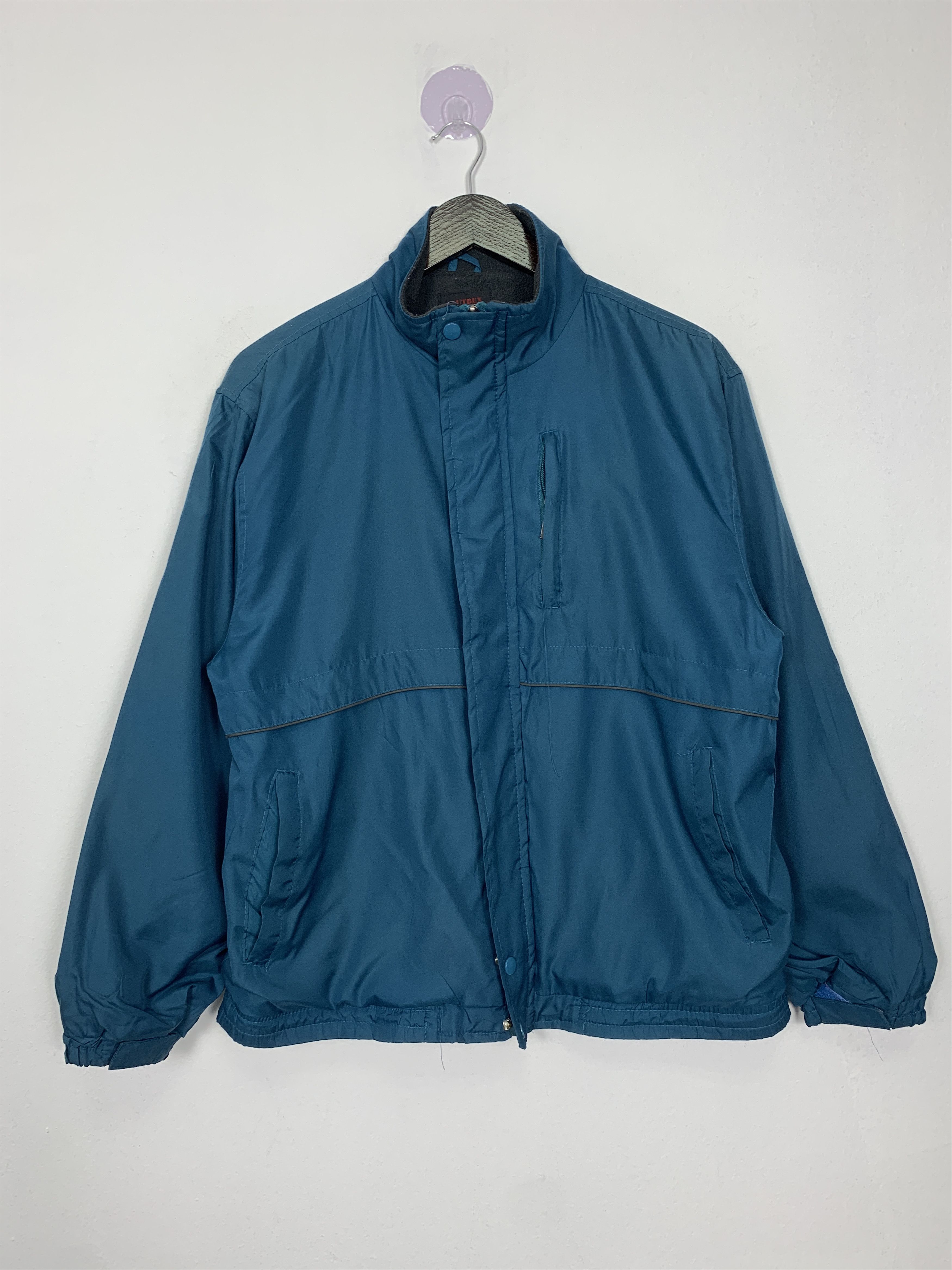 Japanese Brand Vintage AUT DEX Fleece Lining Zip Up Jacket Size US M / EU 48-50 / 2 - 1 Thumbnail