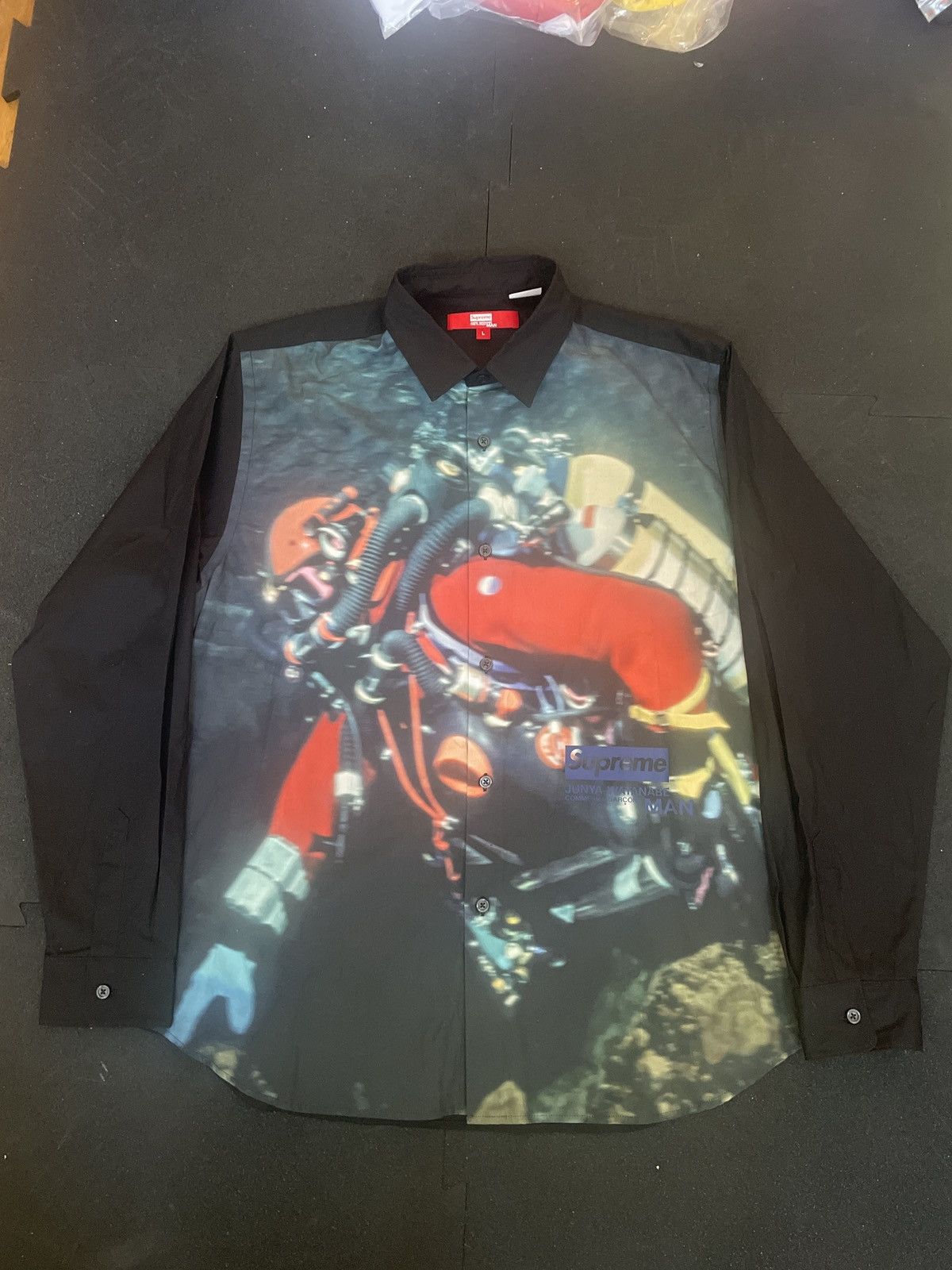 image of Comme Des Garcons x Supreme Junya Watanabe Man in Black, Men's (Size Large)