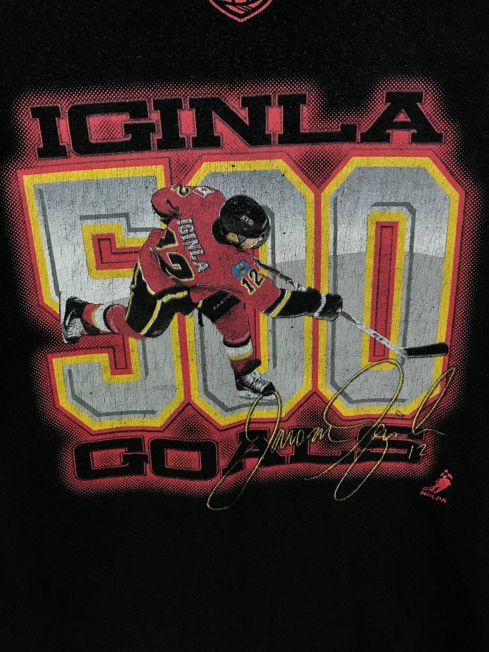 NHL Iginla 500 goals vintage NHL tee Size US L / EU 52-54 / 3 - 3 Thumbnail
